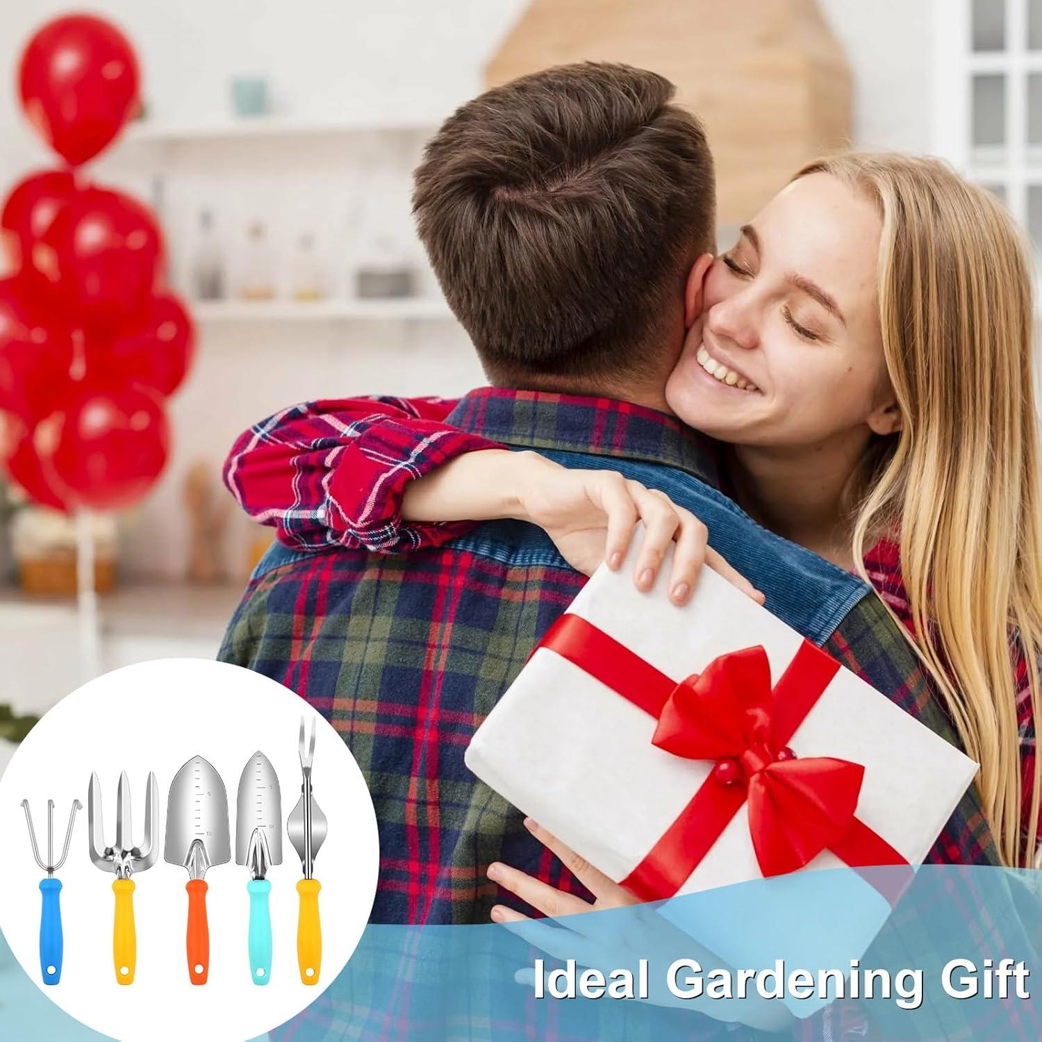 Juego de Herramientas de Jardinería DWFKHT 5 Piezas Acero Inoxidable