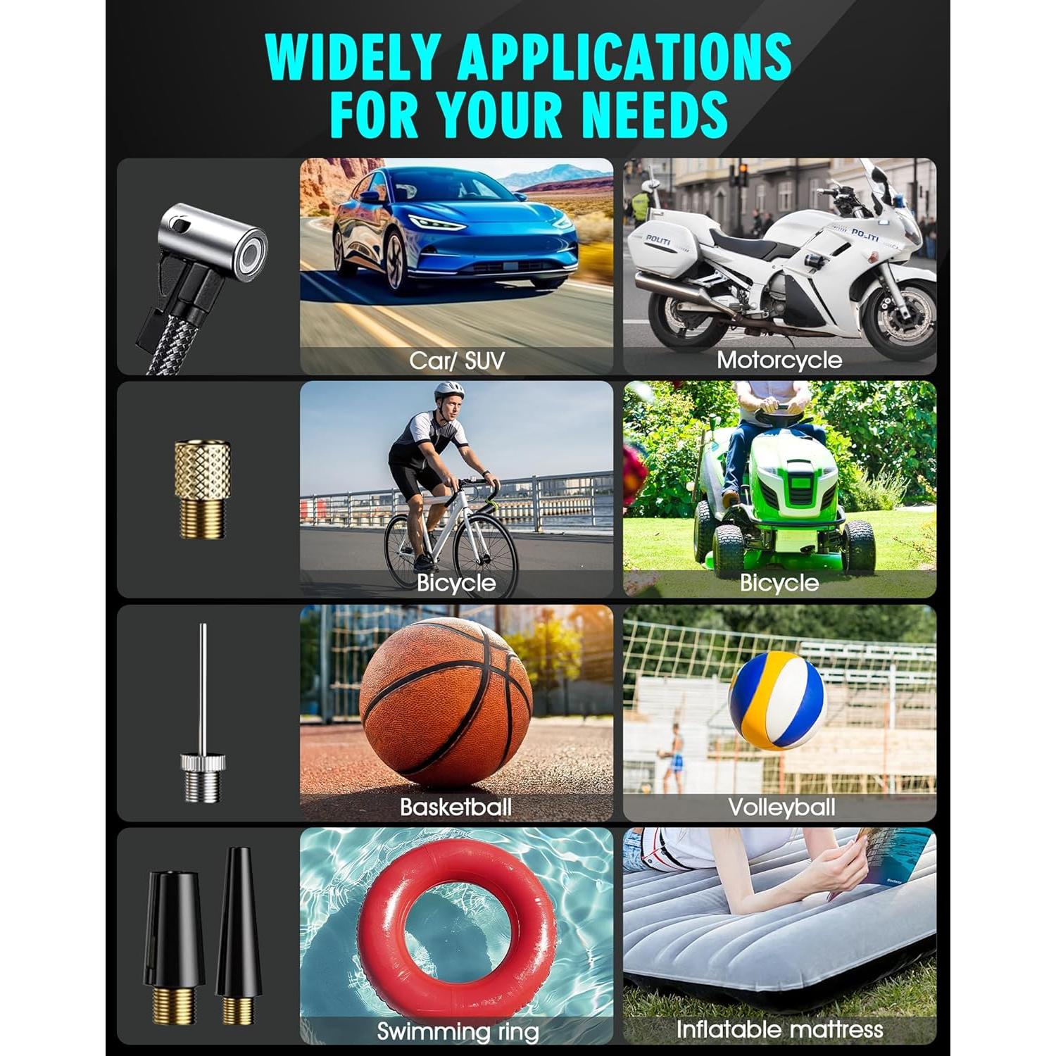 Arrancador de Salto ANOFENG PS-211 3000A con Compresor 150PSI