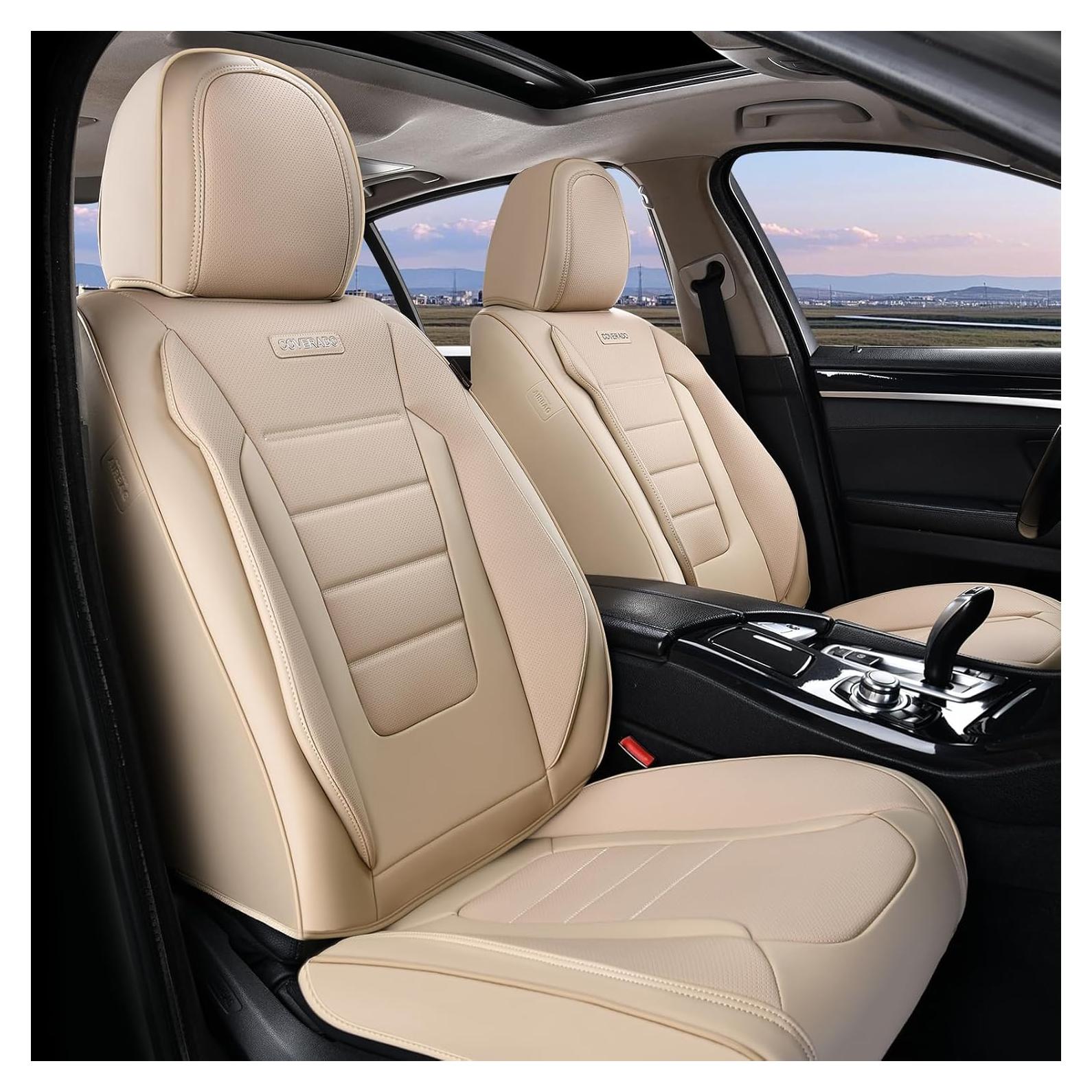 Cubiertas de Asientos de Auto Coverado 8883 Beige Impermeables