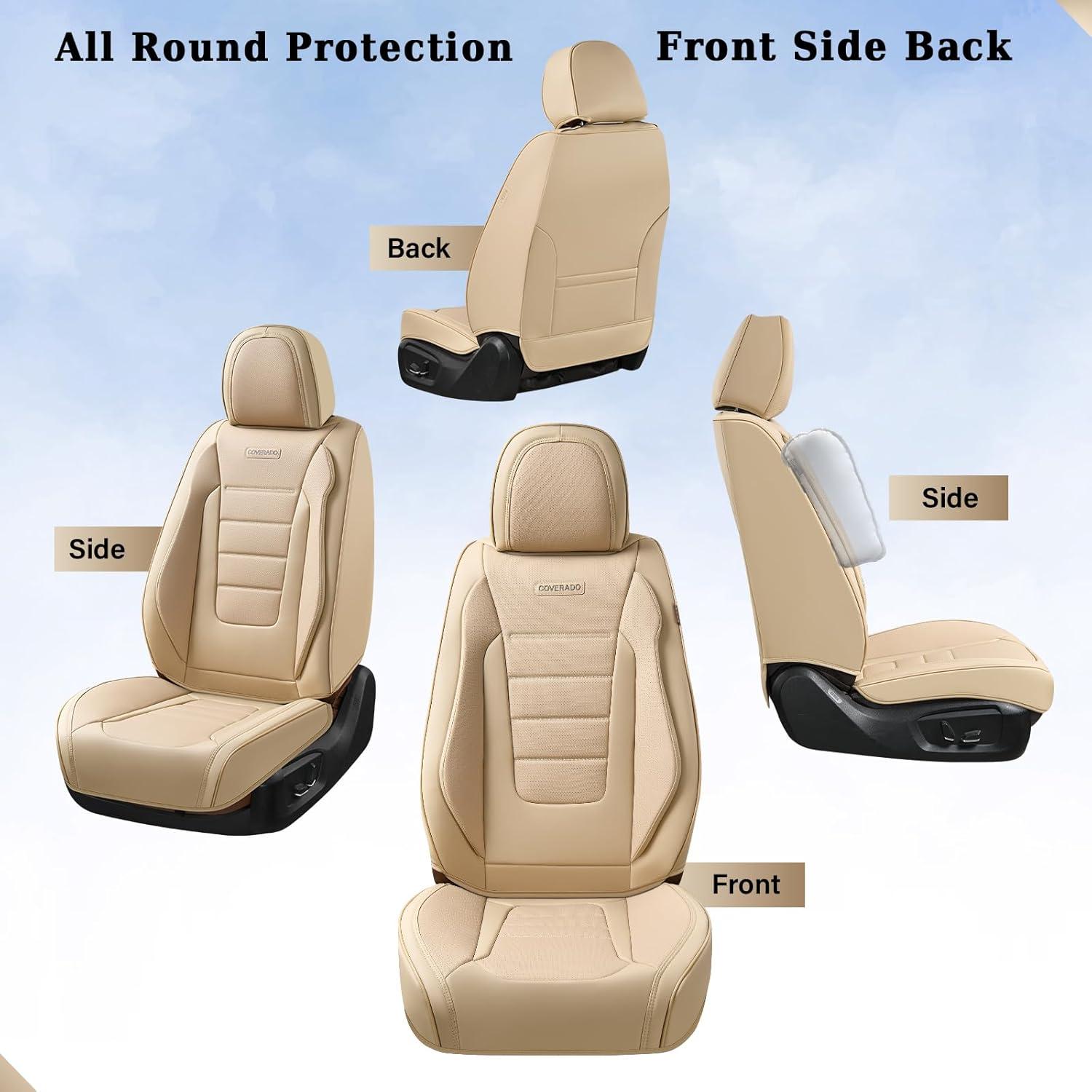 Cubiertas de Asientos de Auto Coverado 8883 Beige Impermeables