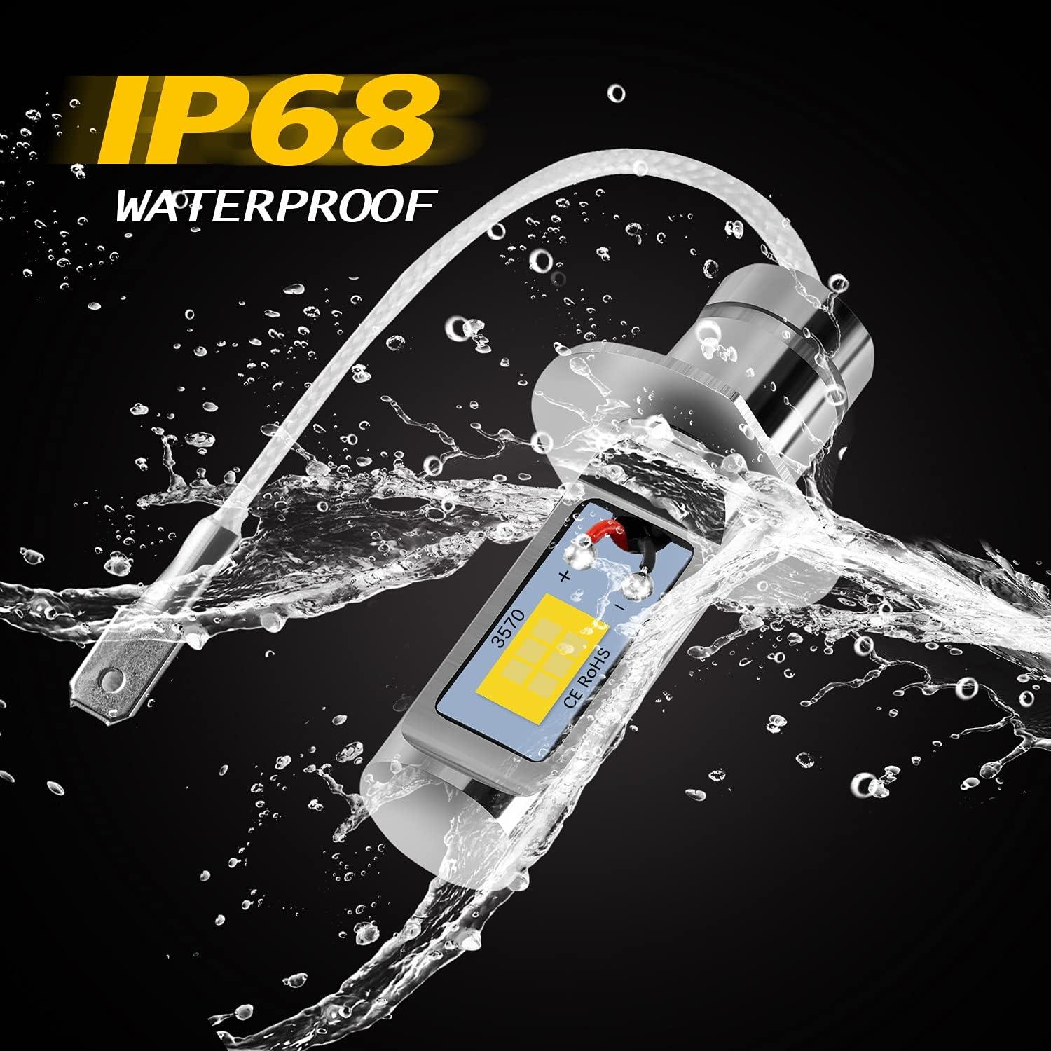 Bombillas de Luz de Niebla H1 AUXLIGHT Amarillo 3000 Lúmenes