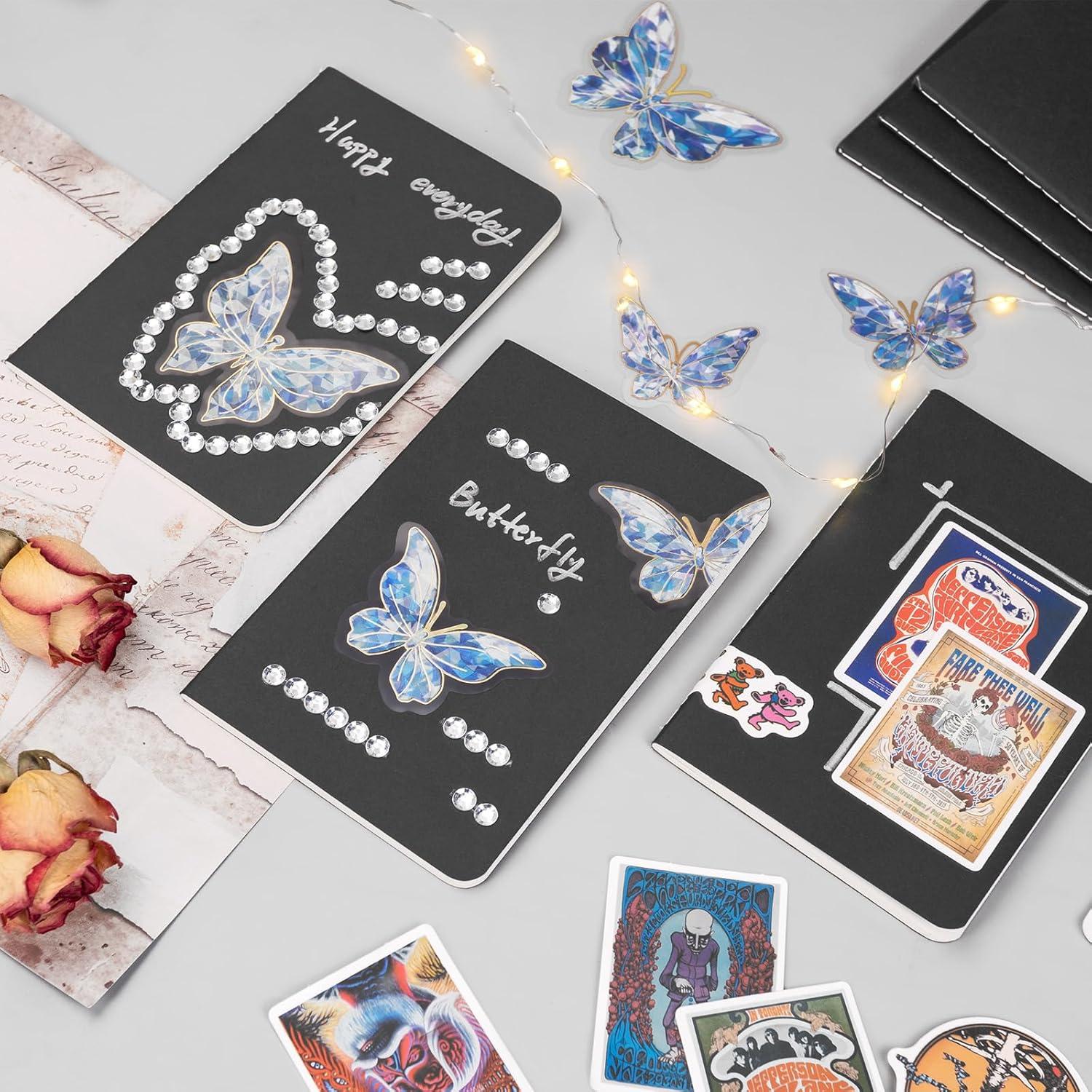 Mini Cuadernos de Bolsillo Lzerking 12 Pcs 9x14 cm Forrados