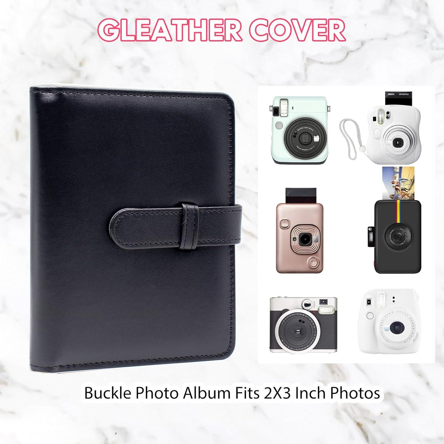 Álbum de Fotos Tugle para Fujifilm Instax Mini 64 Fotos Negro