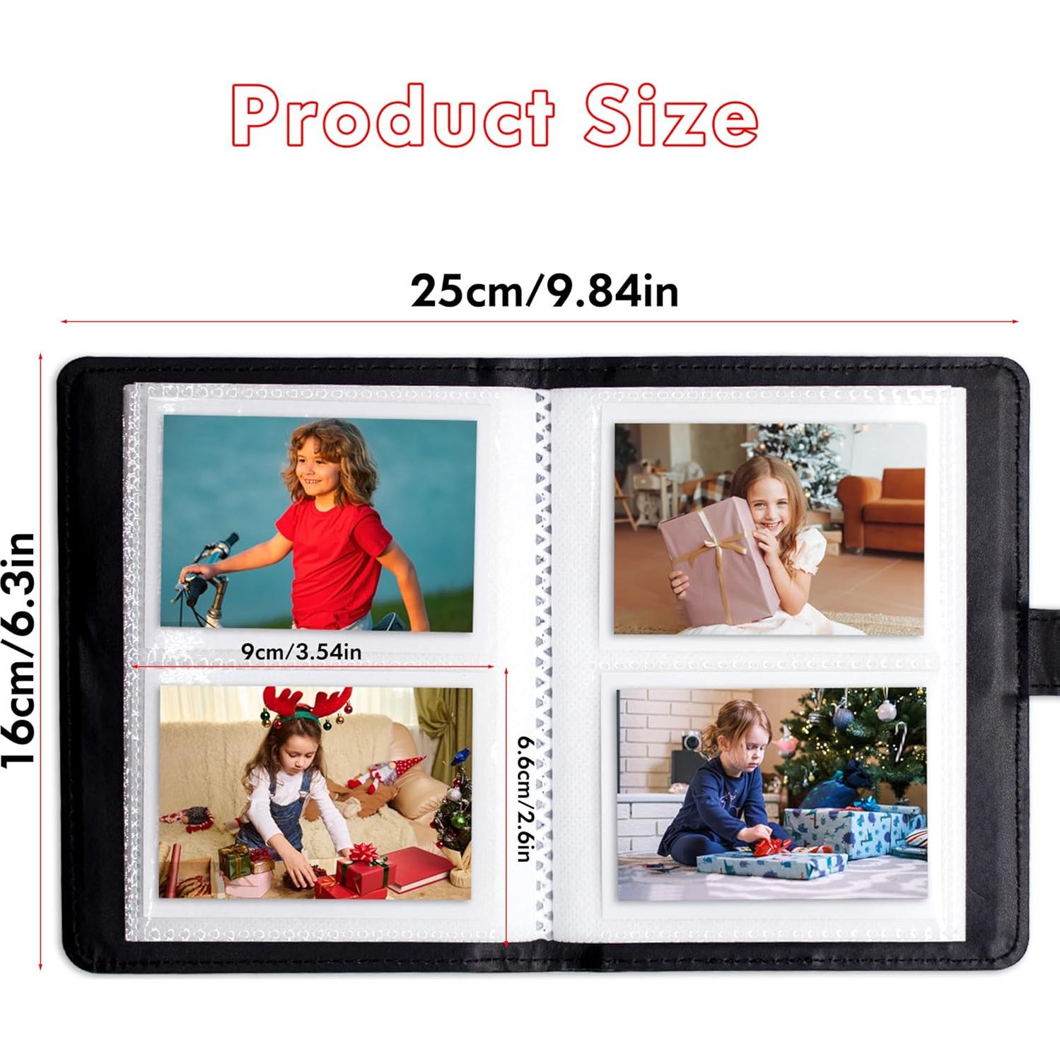 Álbum de Fotos Tugle para Fujifilm Instax Mini 64 Fotos Negro