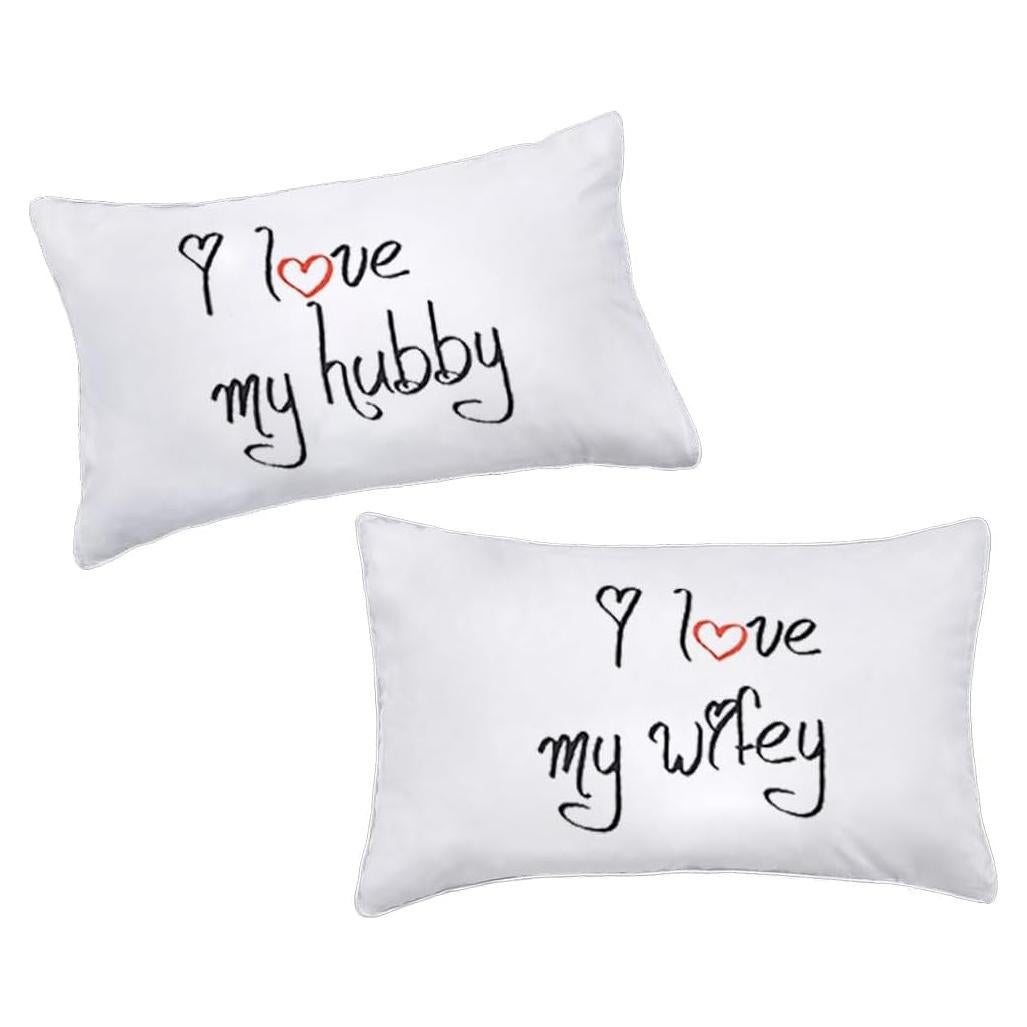 Fundas de Almohada para Parejas DasyFly 74x48cm Algodón