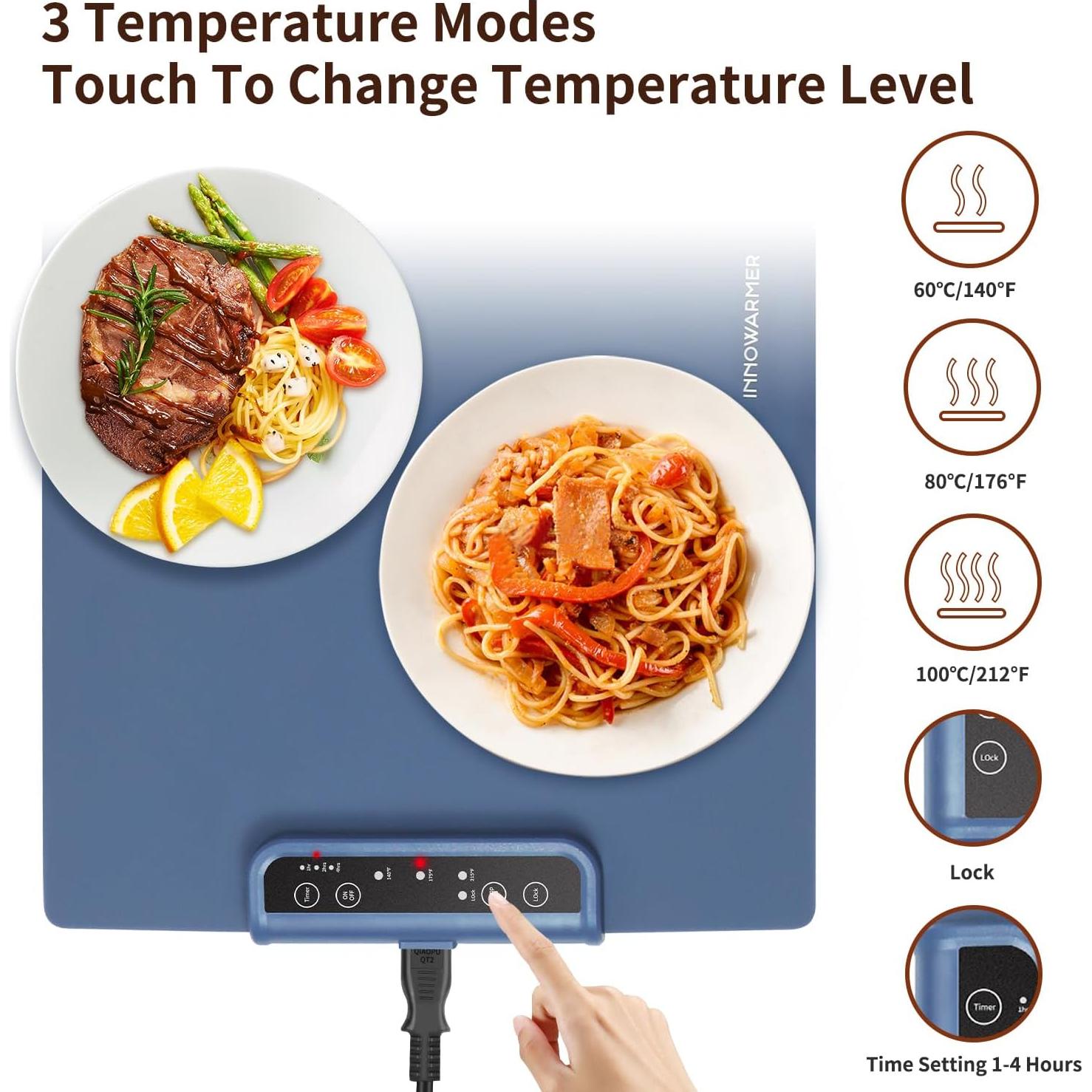 Manta Calentadora Eléctrica INNOWARMER 39.9x11.9cm Azul