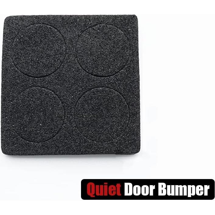 Bisagras de gabinete JQK negras cierre suave 100° 4 unidades