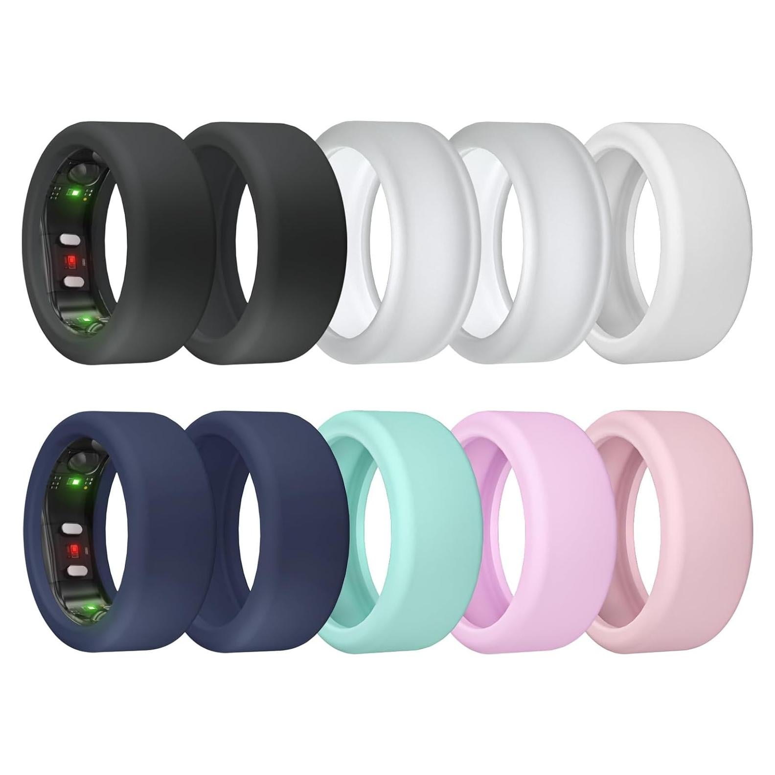 Paquete de 10 Cubiertas de Silicona para RingConn Gen 2 - S
