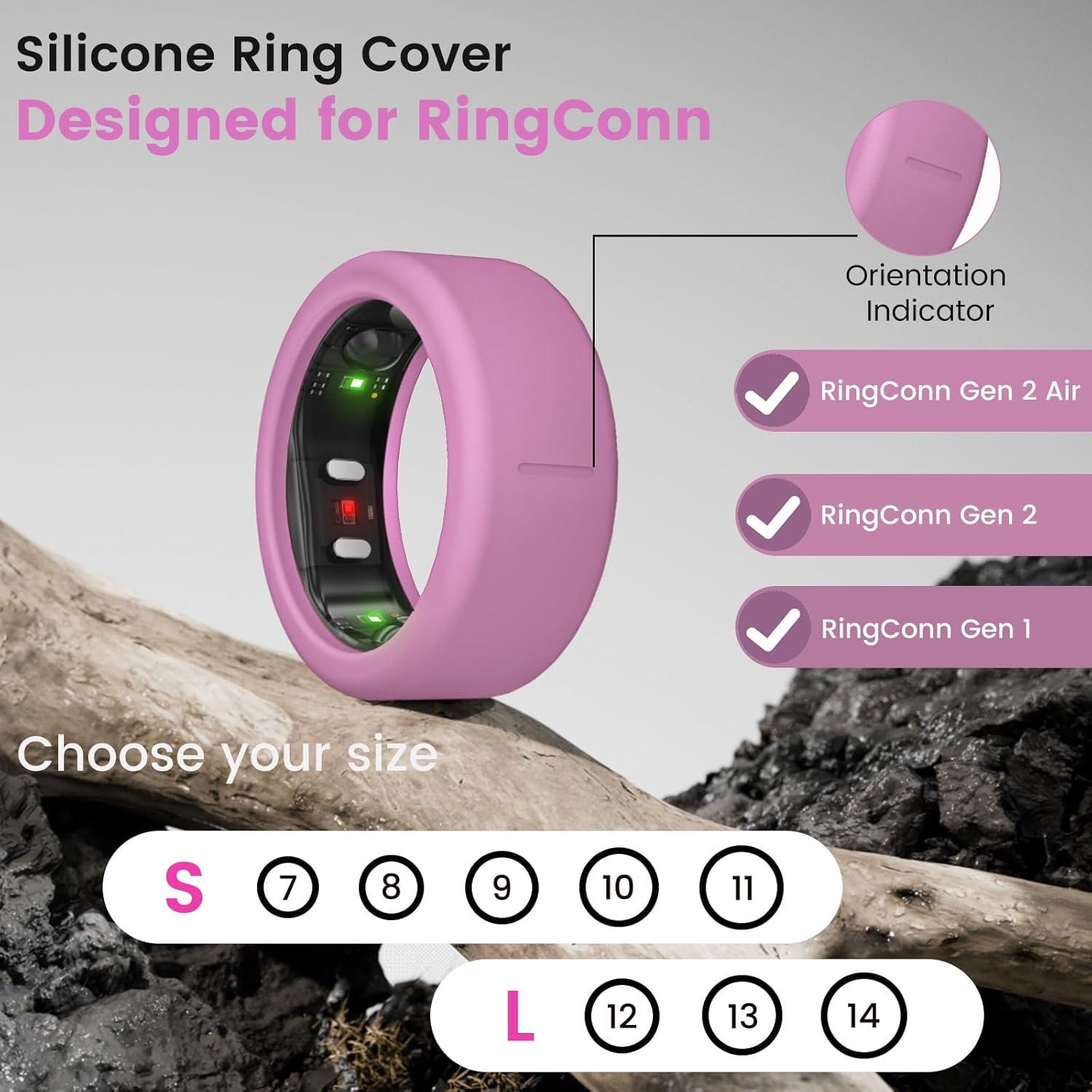 Paquete de 10 Cubiertas de Silicona para RingConn Gen 2 - S