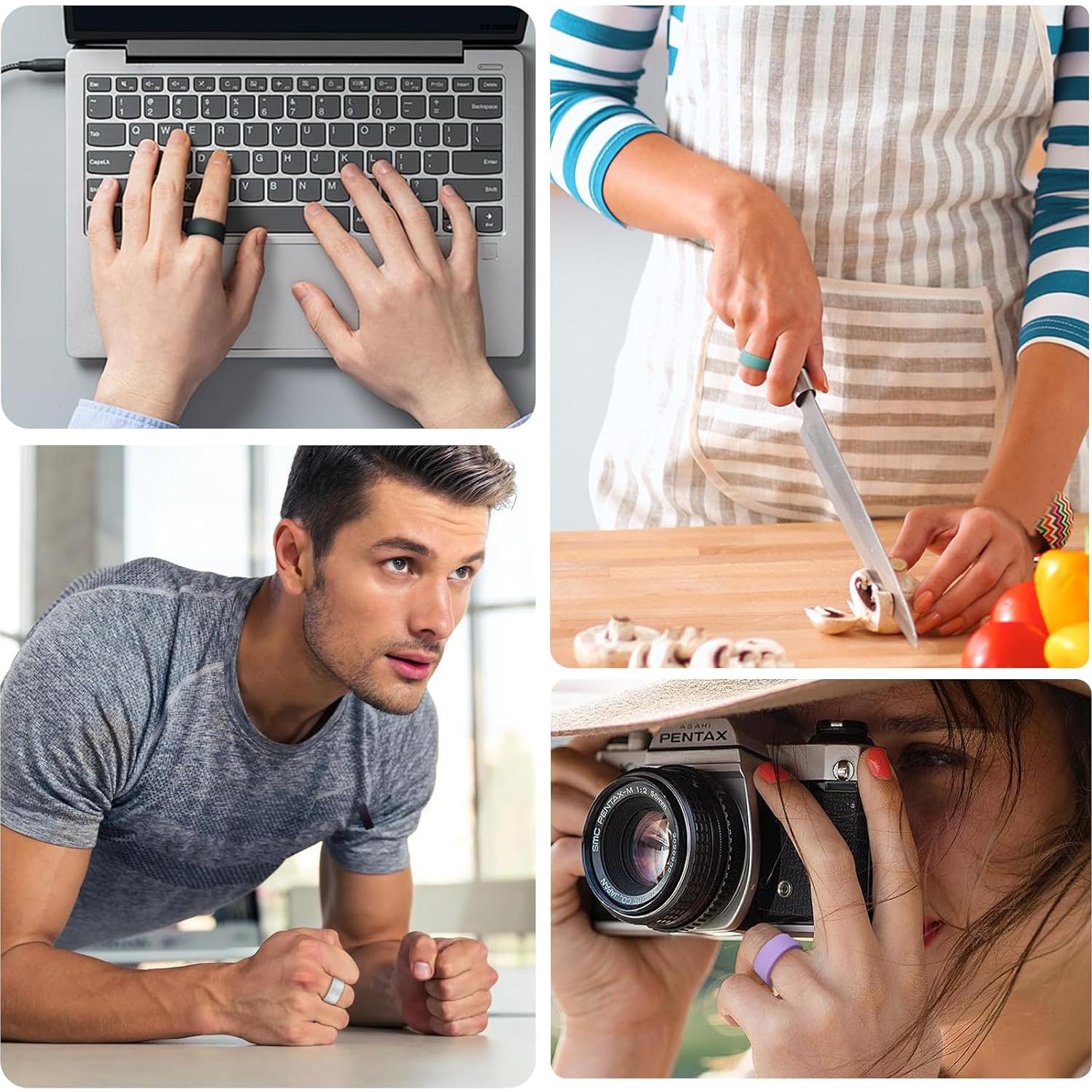 Paquete de 10 Cubiertas de Silicona para RingConn Gen 2 - S