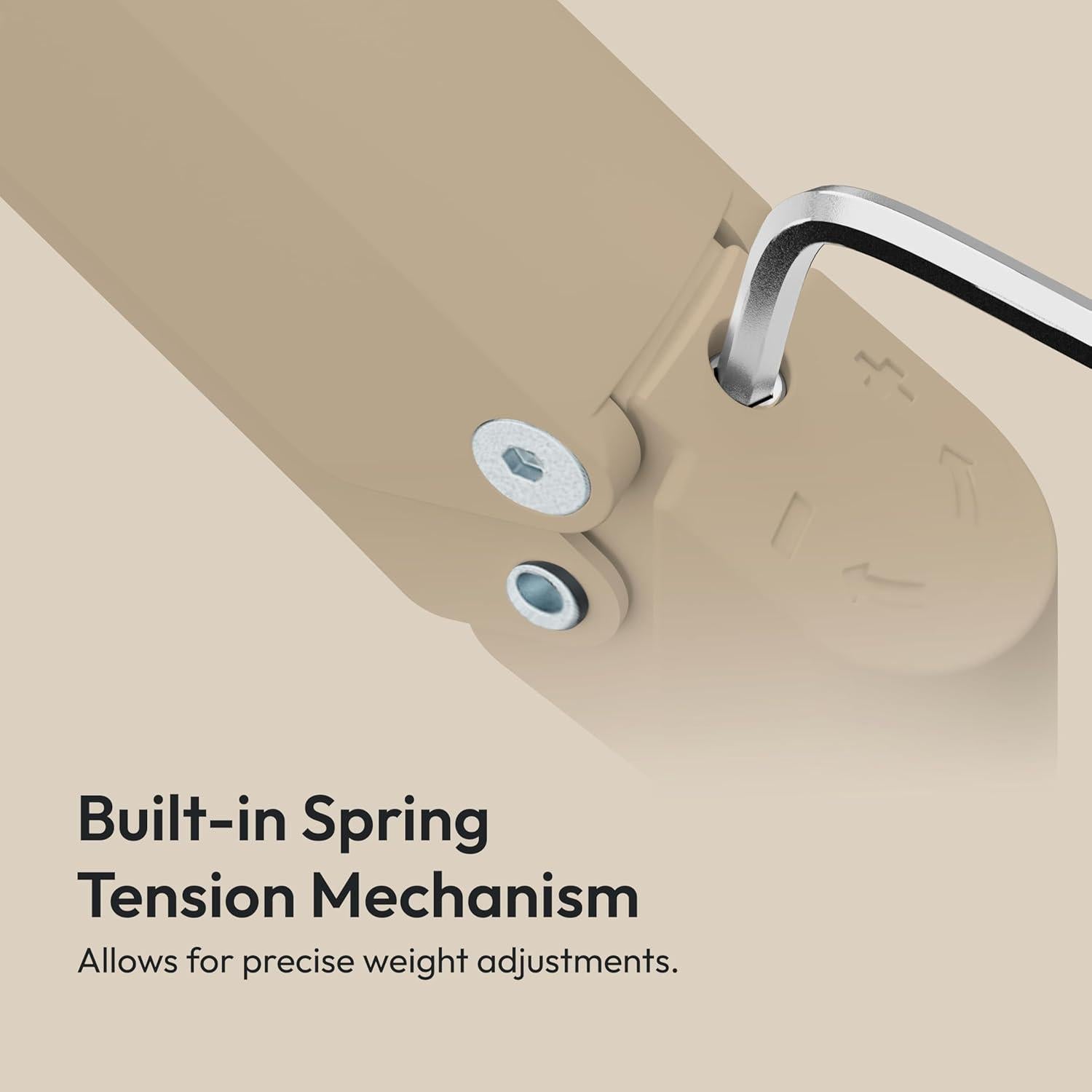 Soporte de brazo para monitor dual Pixio PS1D Beige - Hasta 32"