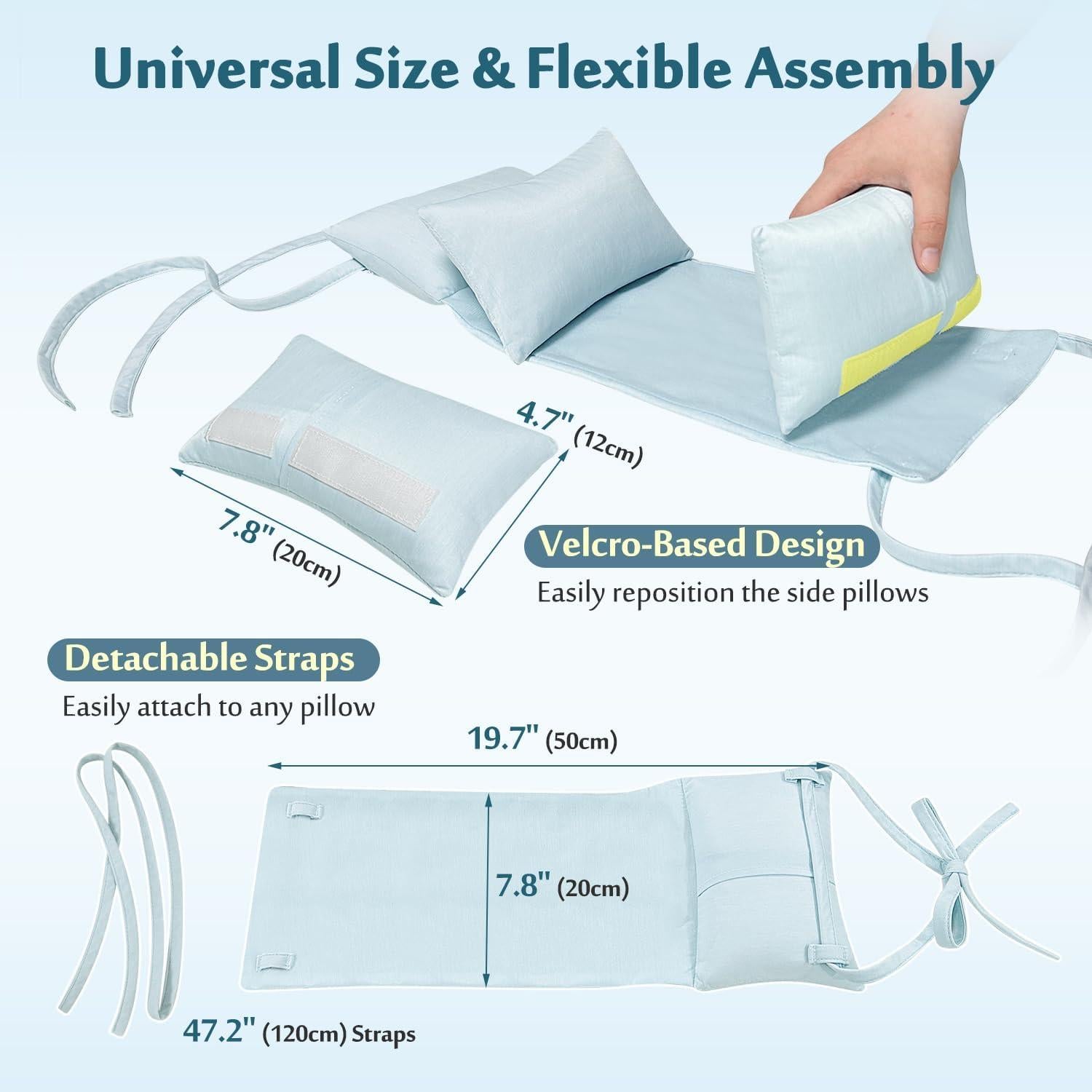 Almohada Estabilizadora de Cabeza Mybow, Ajustable para Ancianos