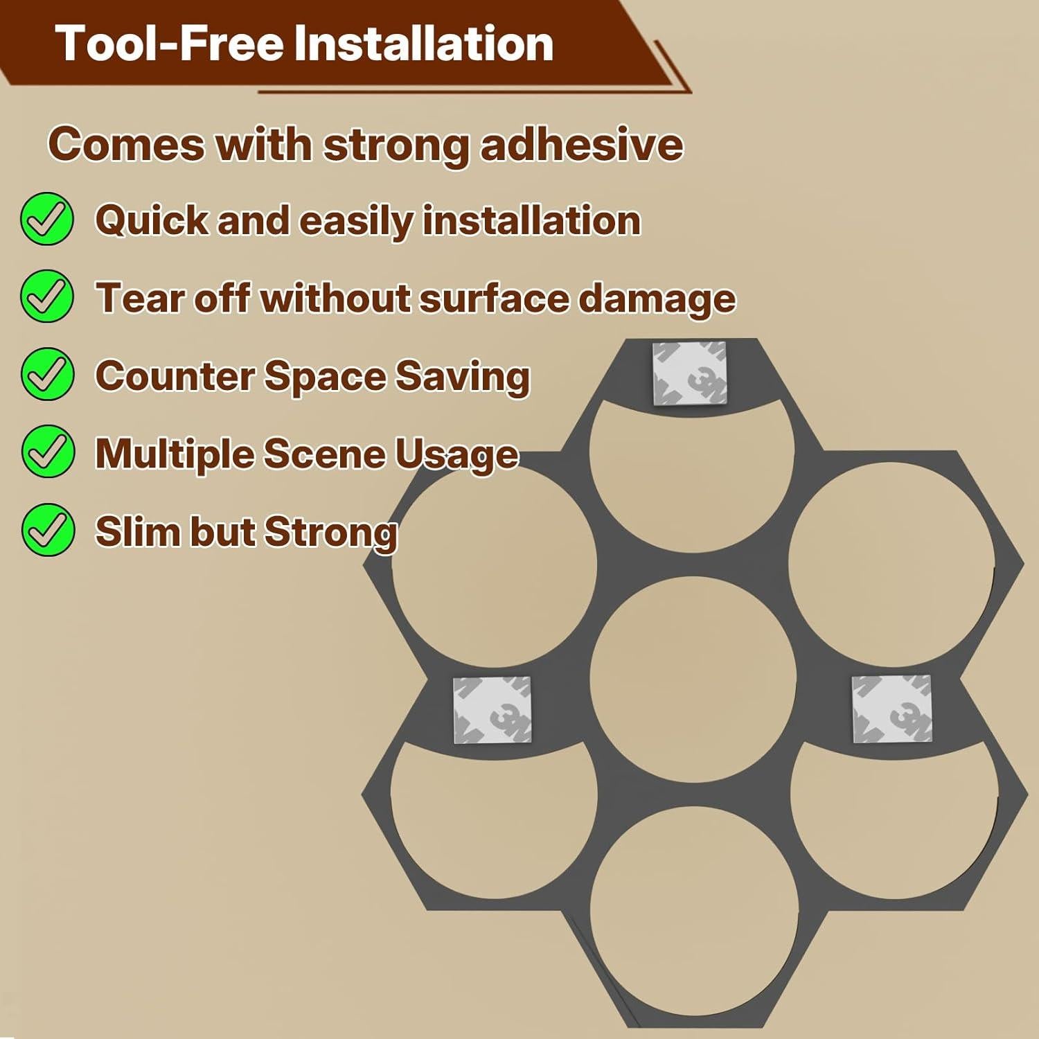 Soporte para cápsulas de café XSHINOVA Vertuo 3 Pack - Almacena 21 cápsulas