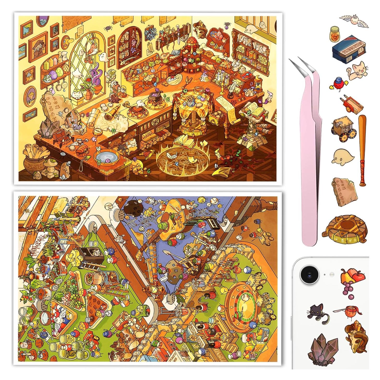 Pegatinas 3D K Kattone Aventurero DIY - Set de 4 Piezas