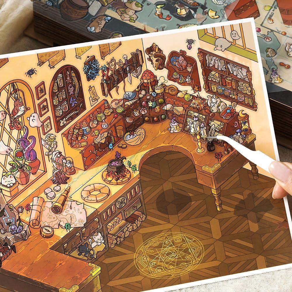 Pegatinas 3D K Kattone Aventurero DIY - Set de 4 Piezas