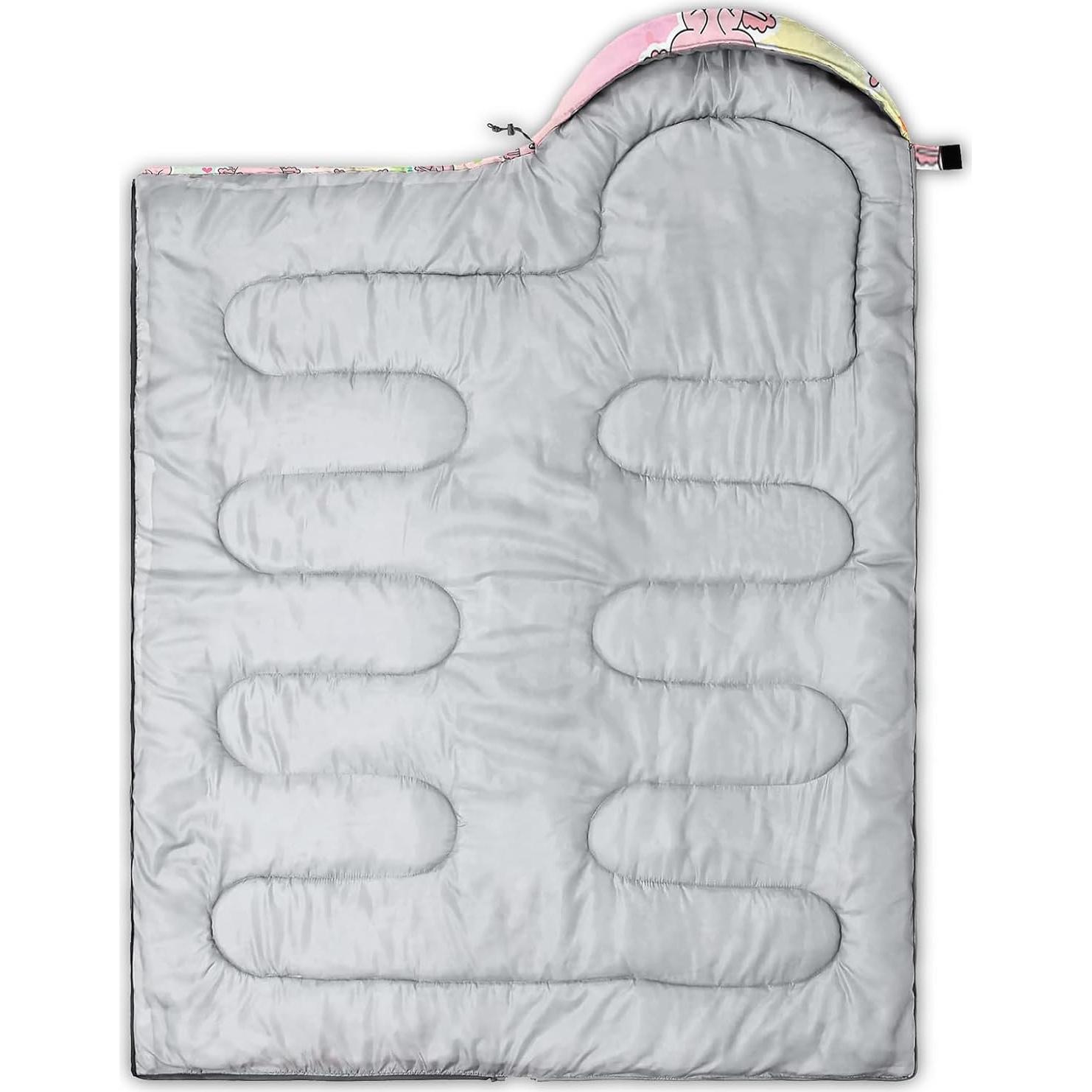 Saco de Dormir AILONEN Axolote 79x229cm Impermeable 3 Estaciones