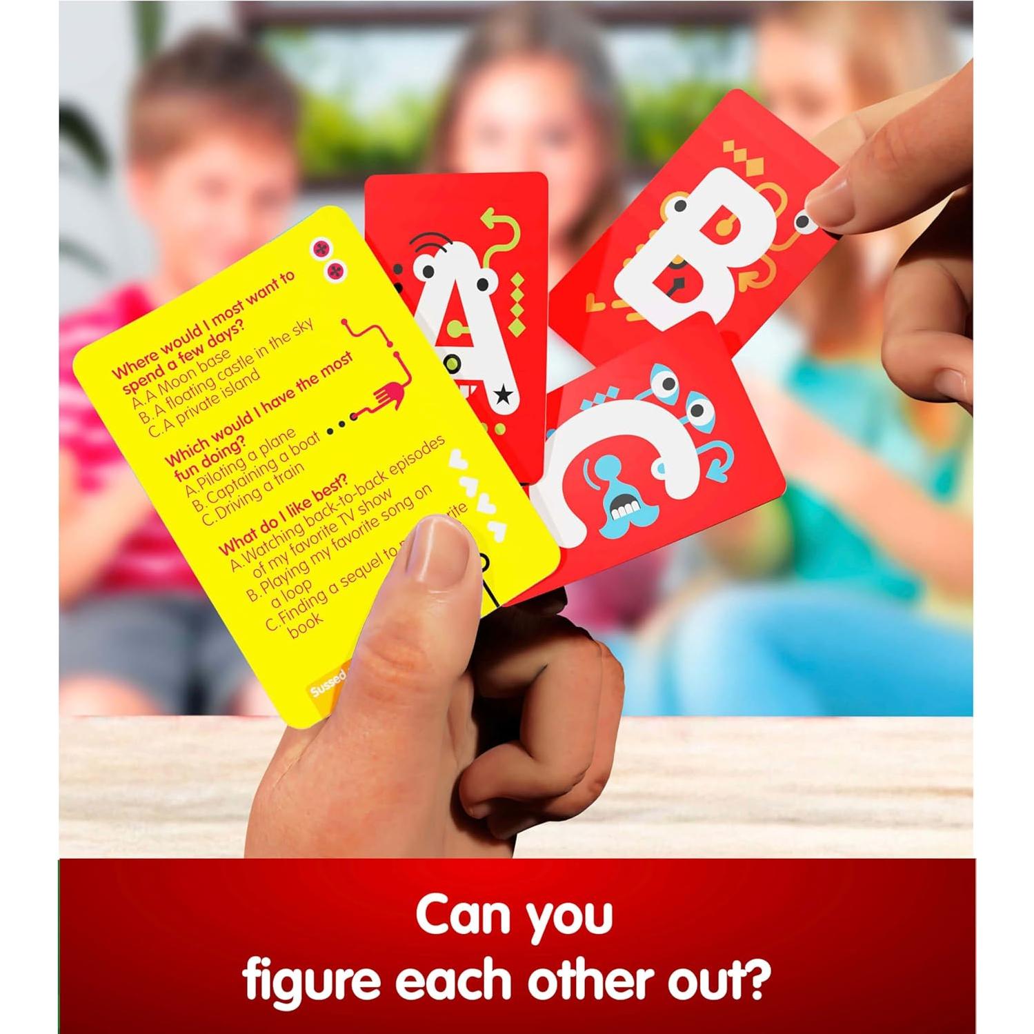 Juego de Cartas Sussed - ¿Qué Harías? - Amarillo - 110 Cartas