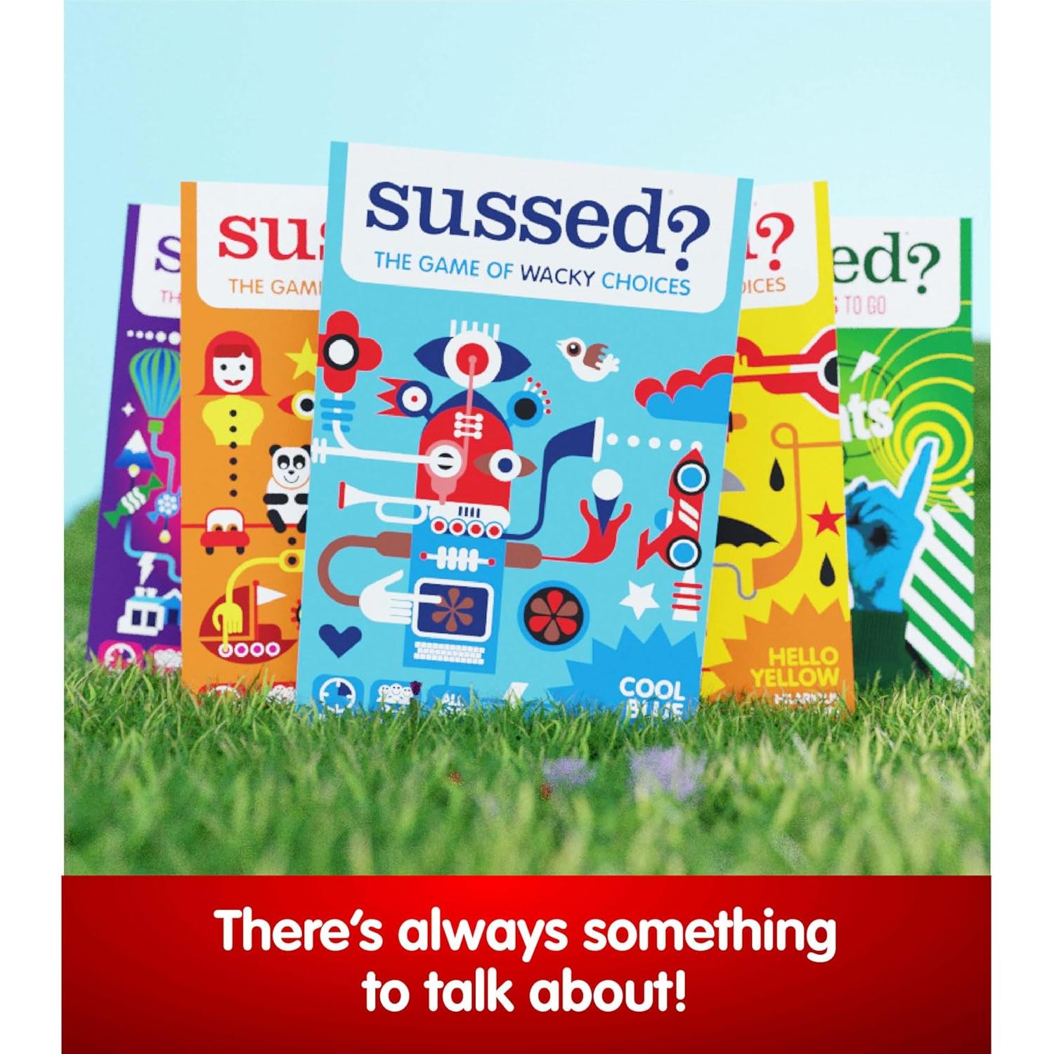 Juego de Cartas Sussed - ¿Qué Harías? - Amarillo - 110 Cartas