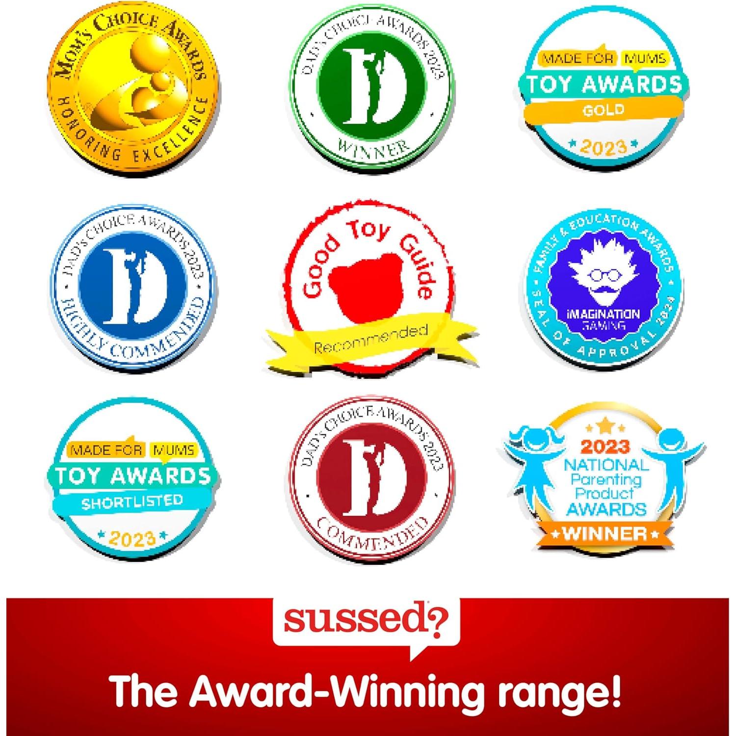 Juego de Cartas Sussed - ¿Qué Harías? - Amarillo - 110 Cartas