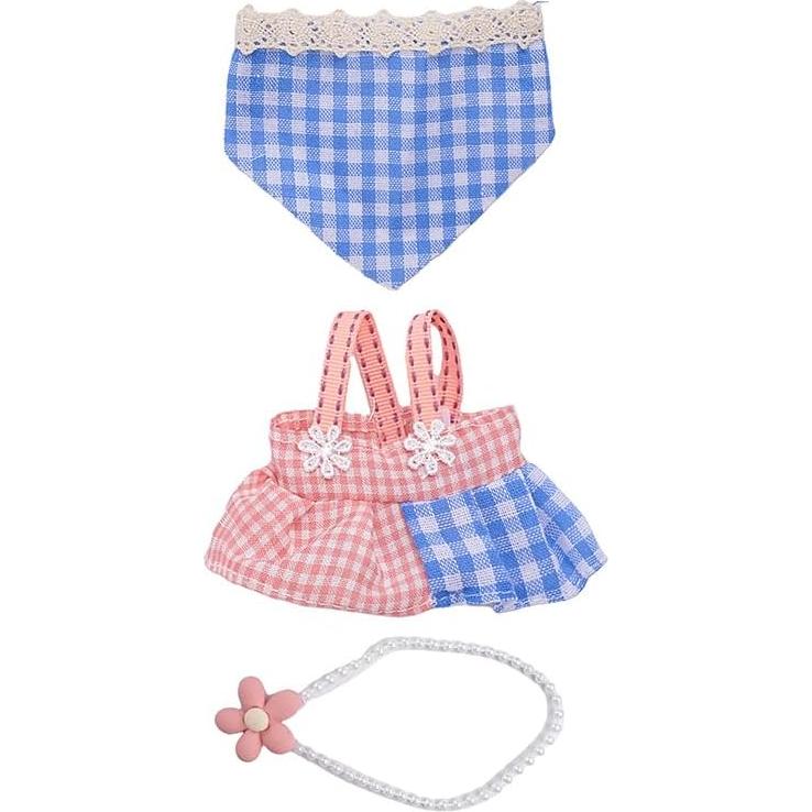 Conjunto de Ropa para Muñeca Labubu 17cm 2pack Rosa