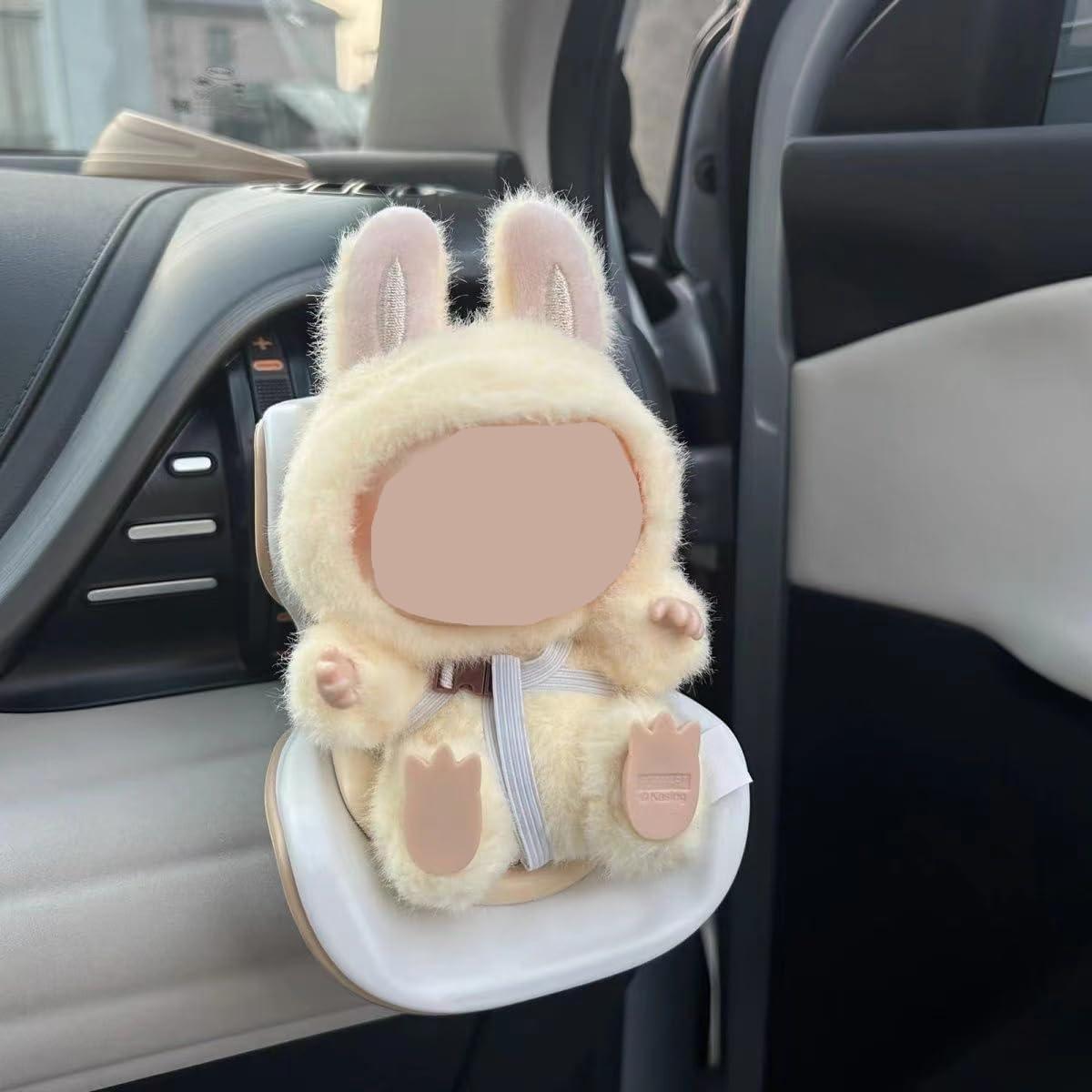 Protector de Asiento de Coche Labubu 15-17cm Verde