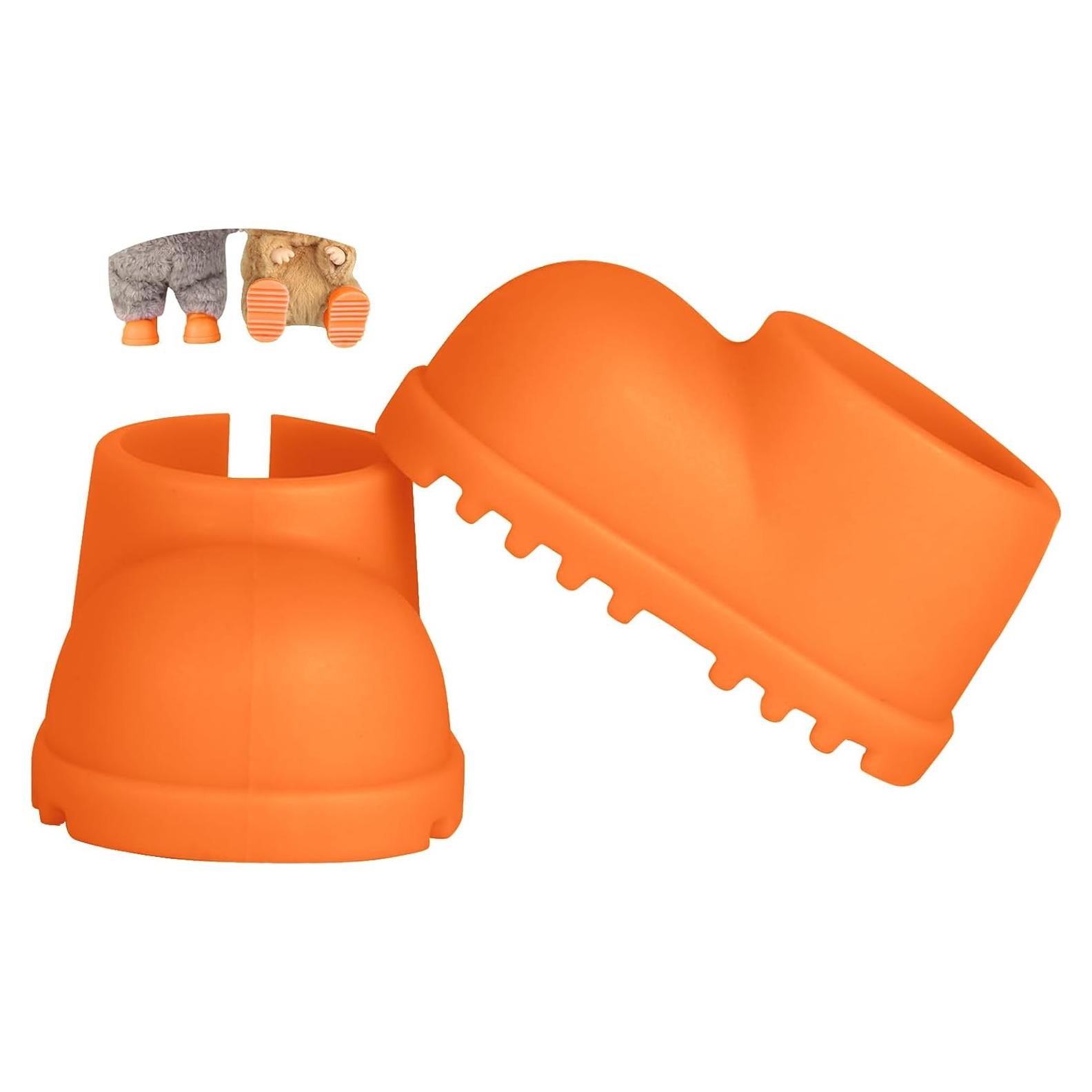 Zapatos de Muñeca Sunla Naranja 17cm Silicona Antideslizante