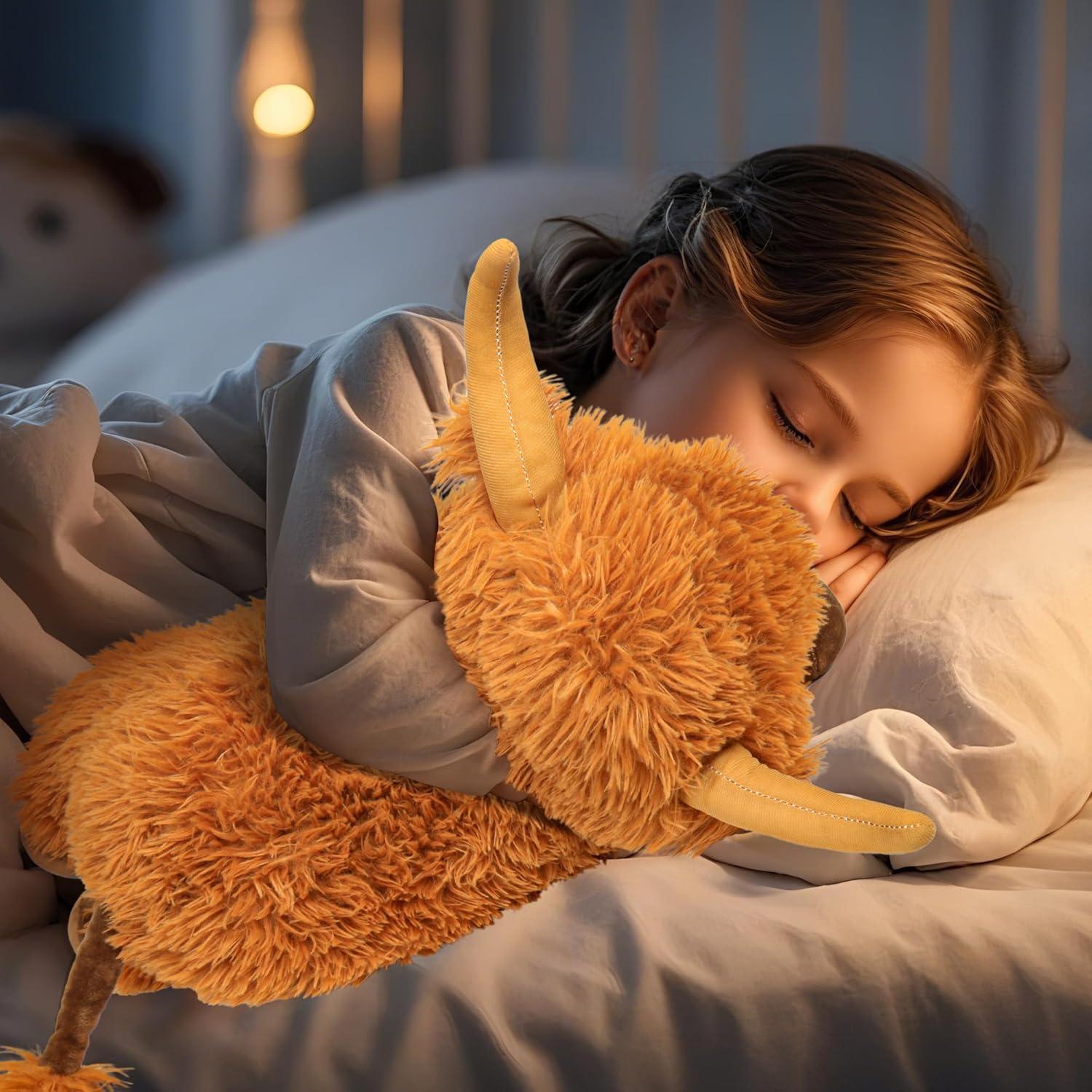 Vaca de las Tierras Altas Peluche con Peso 61 cm E-Tech