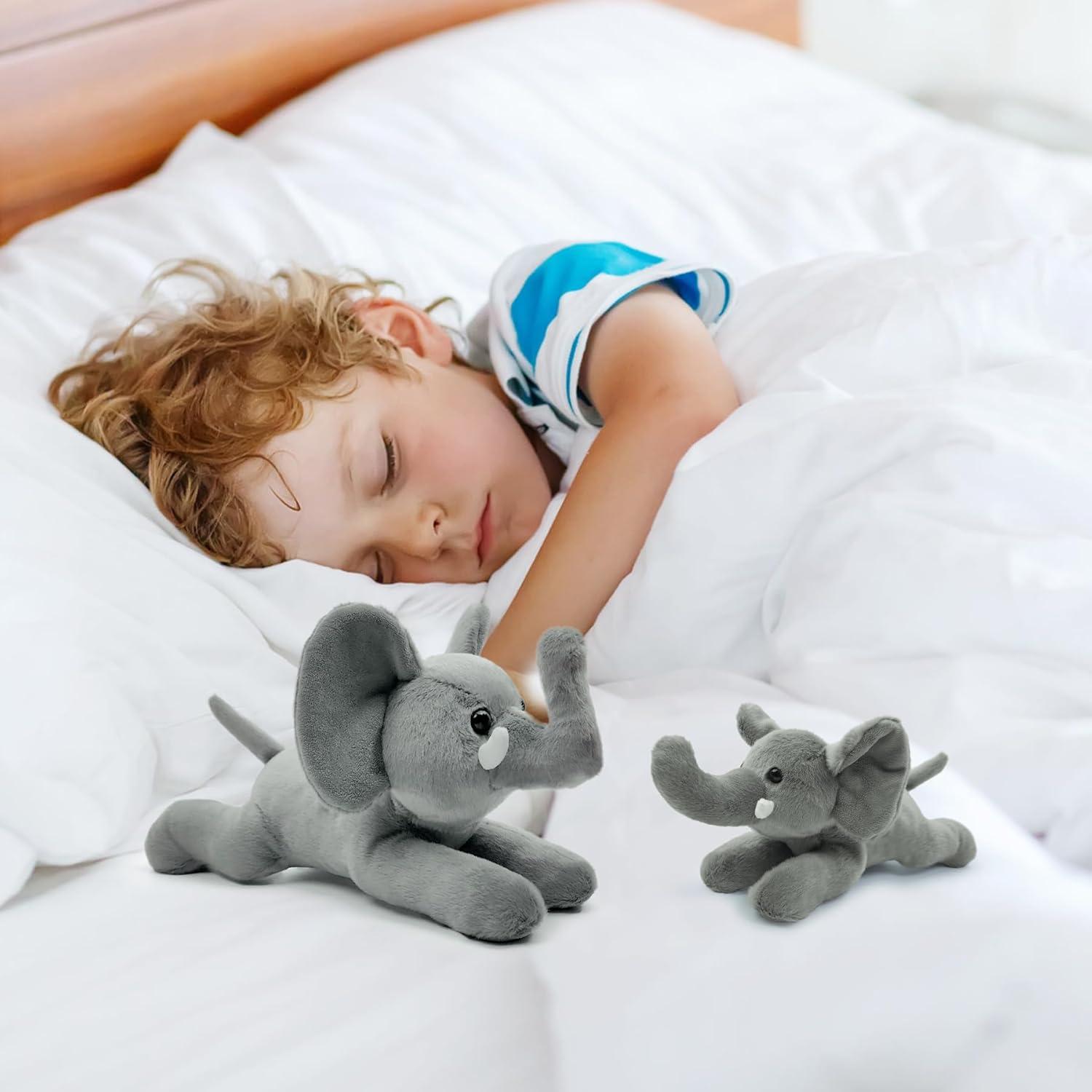 Elefante de Peluche Realista 20 cm Gupu para Niños