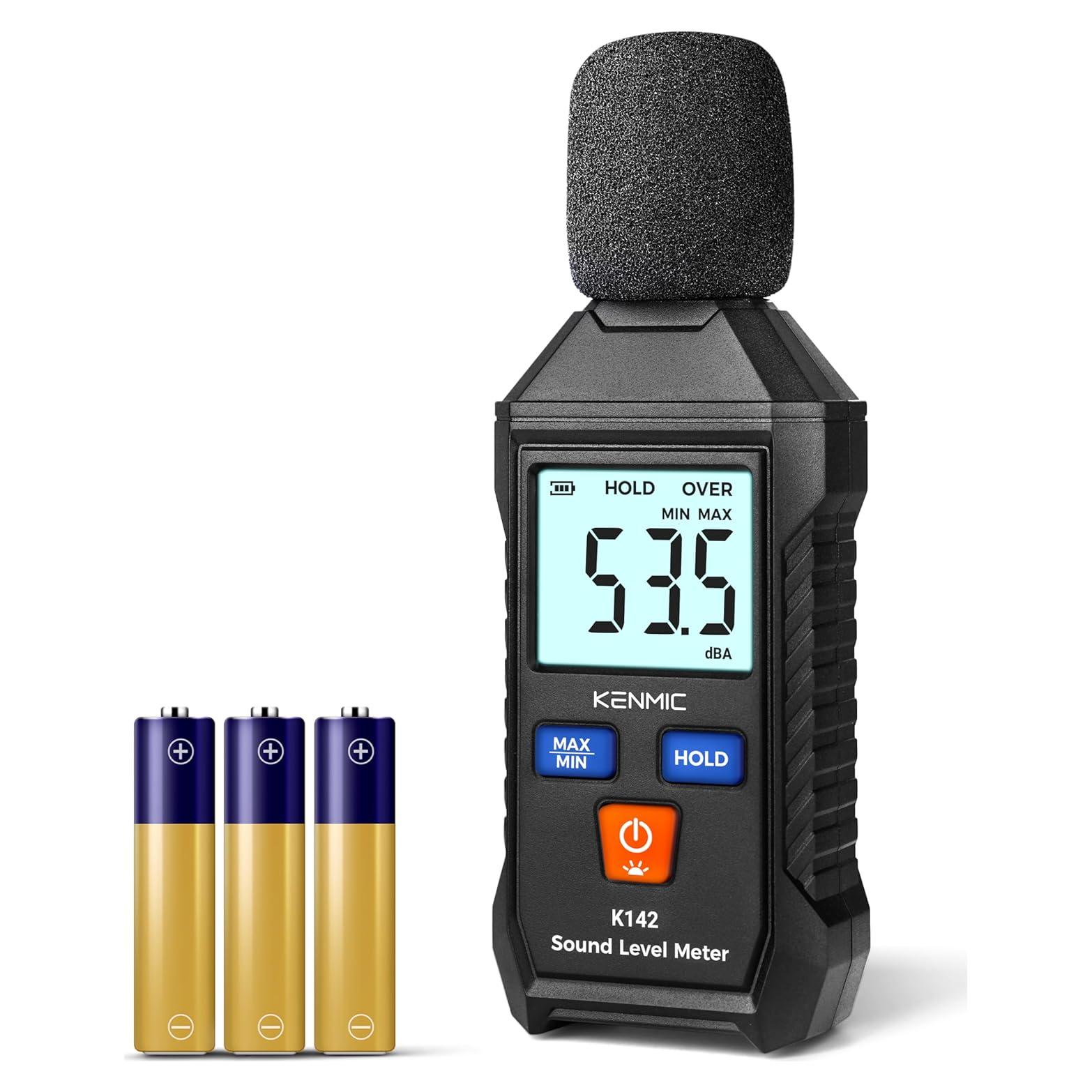 Medidor de Decibelios Digital KENMIC K142 - Rango 35-130 dB