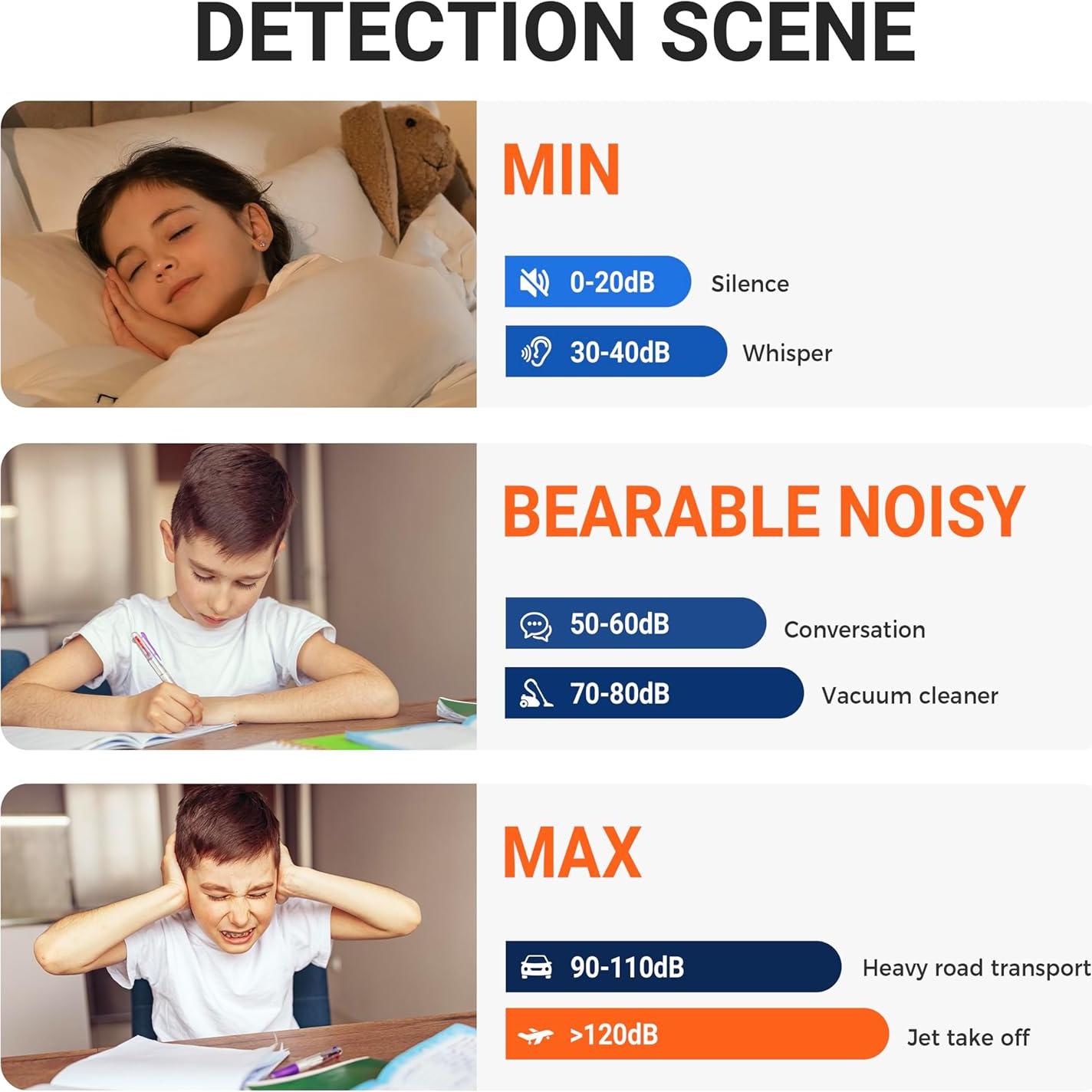 Medidor de Decibelios Digital KENMIC K142 - Rango 35-130 dB