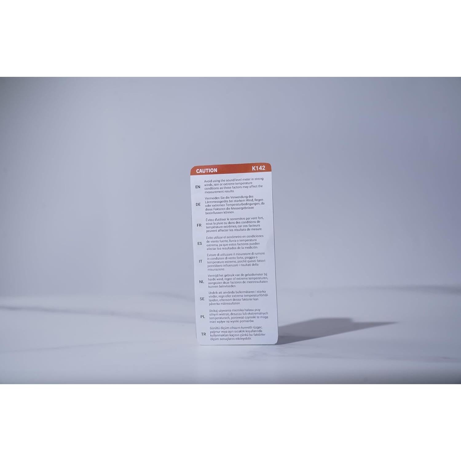 Medidor de Decibelios Digital KENMIC K142 - Rango 35-130 dB