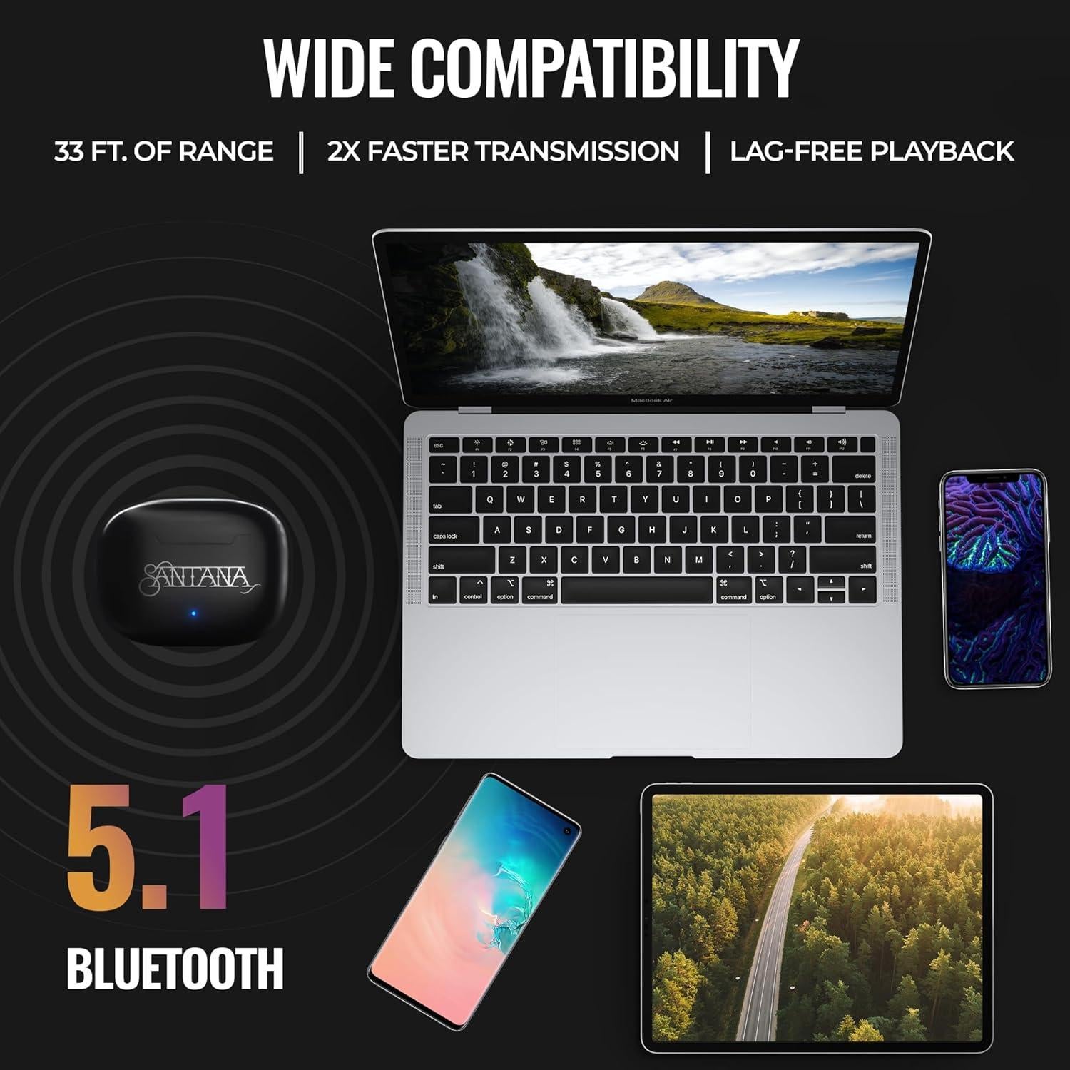 Auriculares Inalámbricos Mambo Carlos Santana Bluetooth 5.1