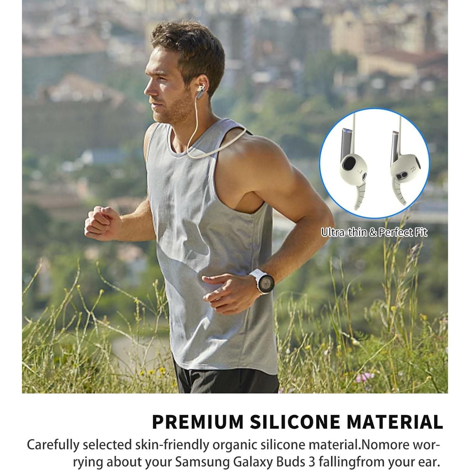 Correa Antipérdida de Silicona para Galaxy Buds 3 - Albaricoque