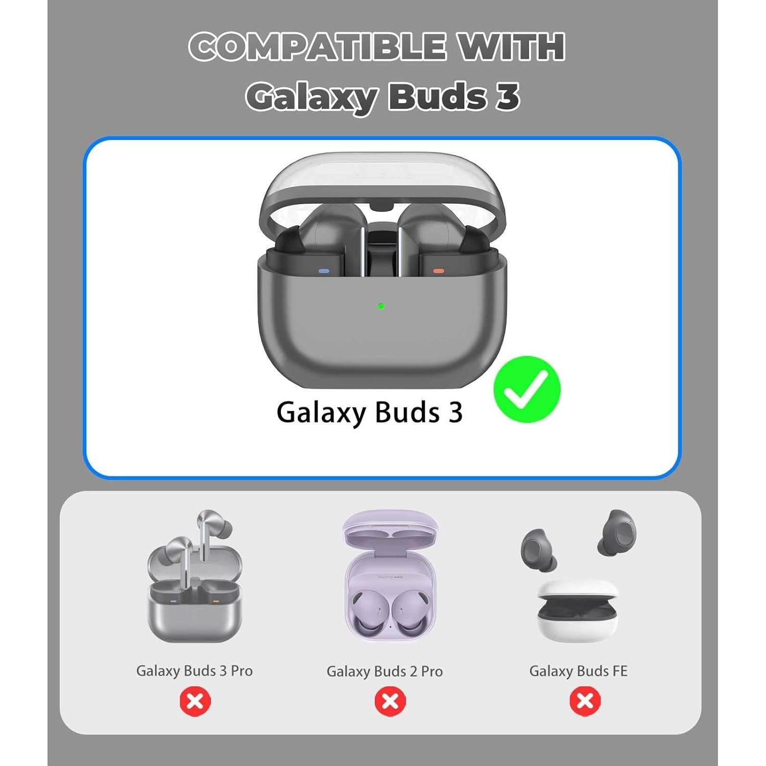 Correa Antipérdida de Silicona para Galaxy Buds 3 - Albaricoque