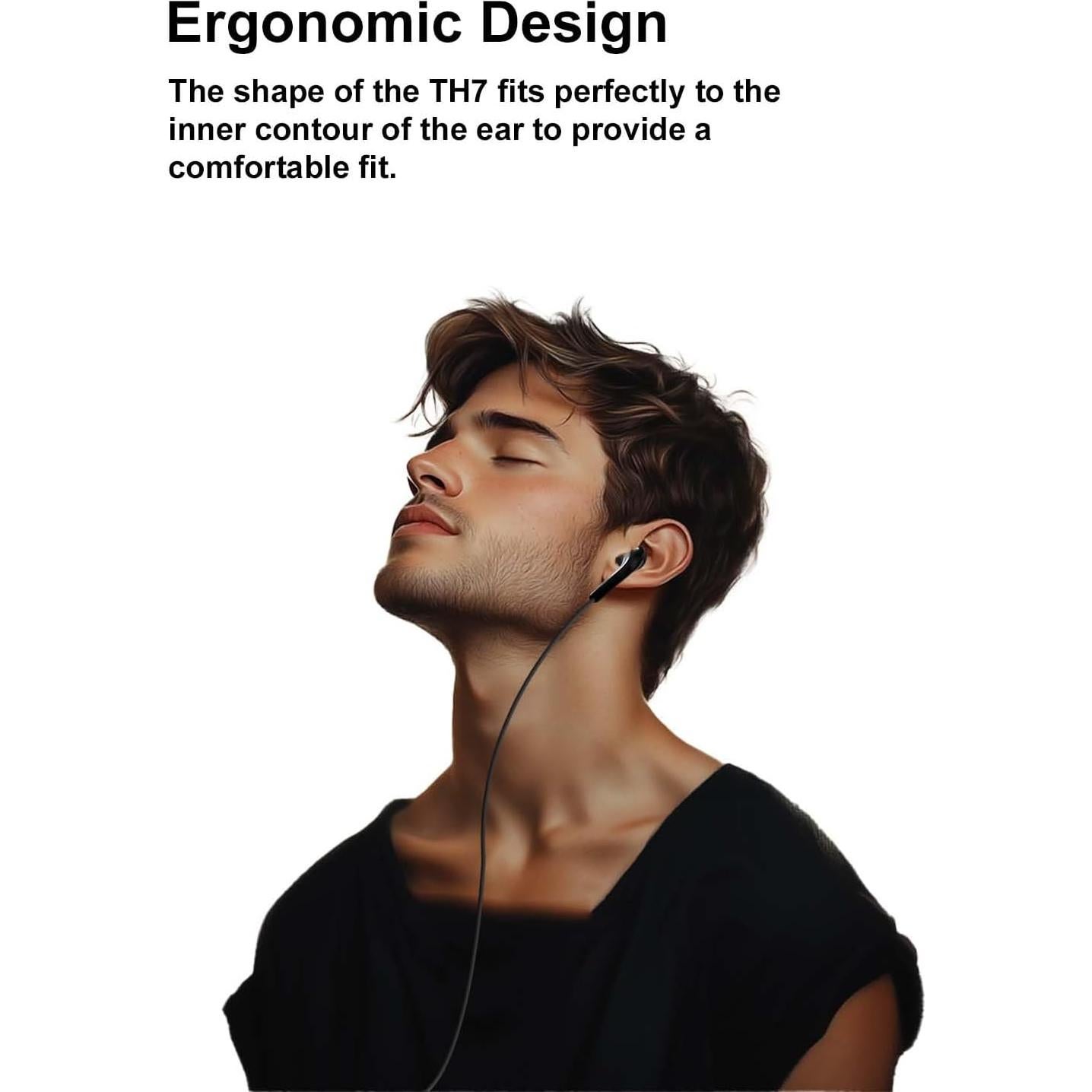 Auriculares USB C MAS CARNEY TH7 In Ear con Micrófono - Compatibles iPhone, Samsung, Google