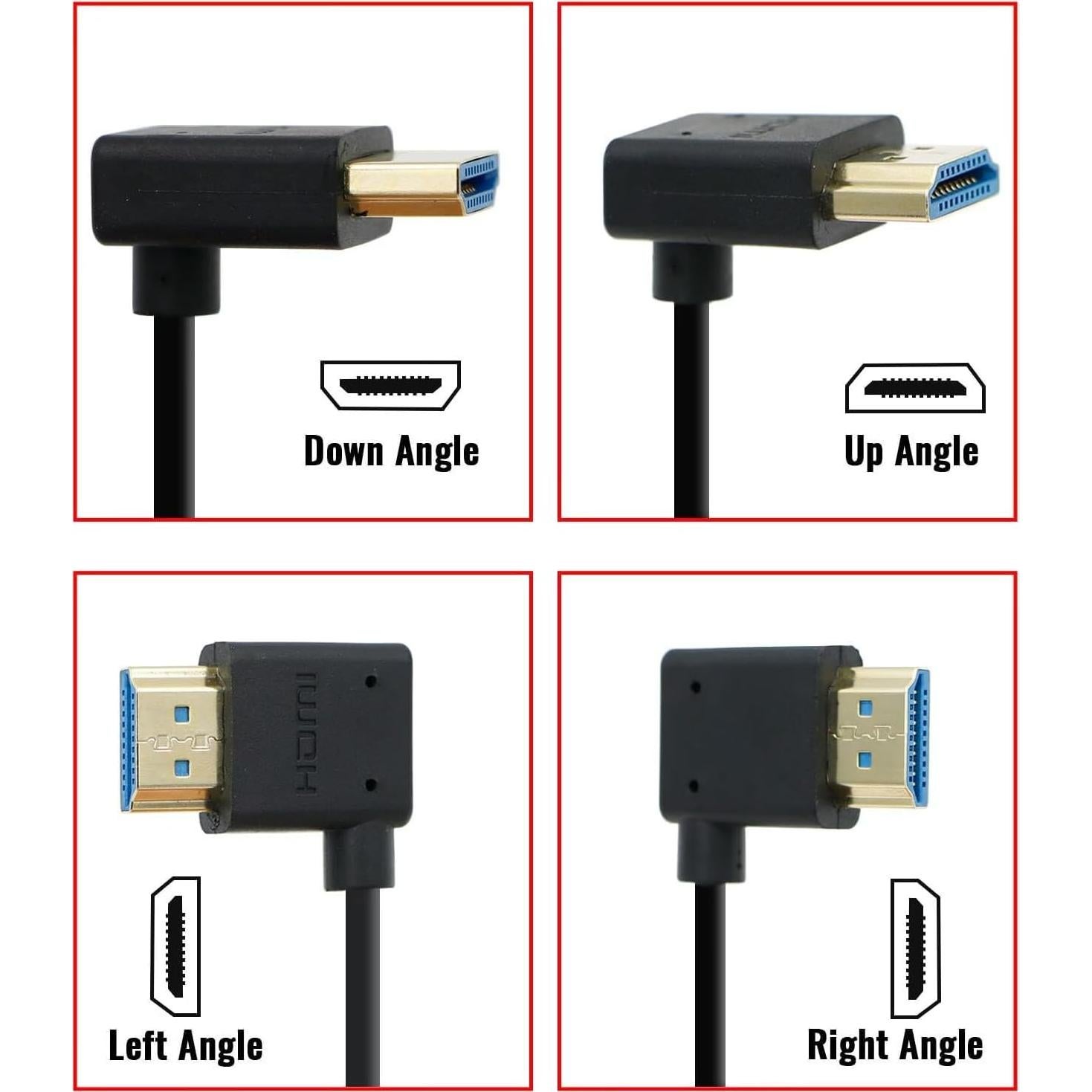 Cable HDMI 2.1 8K Cables de Alvin 1M Alta Velocidad