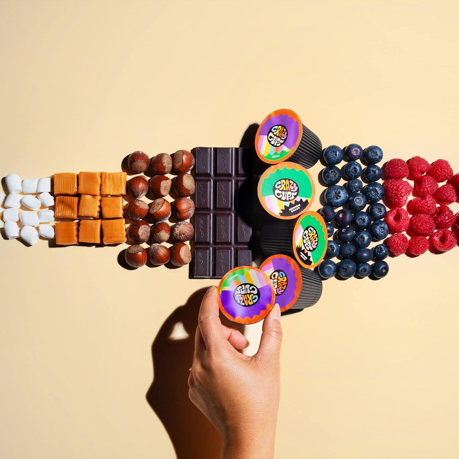 Café Saborizado Tostado Crazy Cups 24 Cápsulas Chocolate