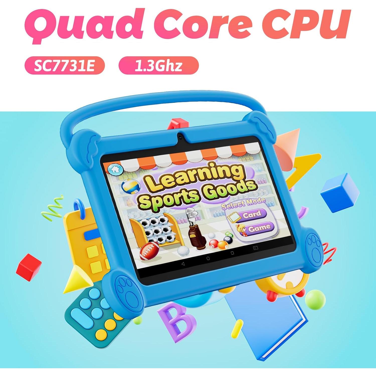 Tablet Infantil DIGITHINK 7" Azul, 4GB RAM, 32GB, Android