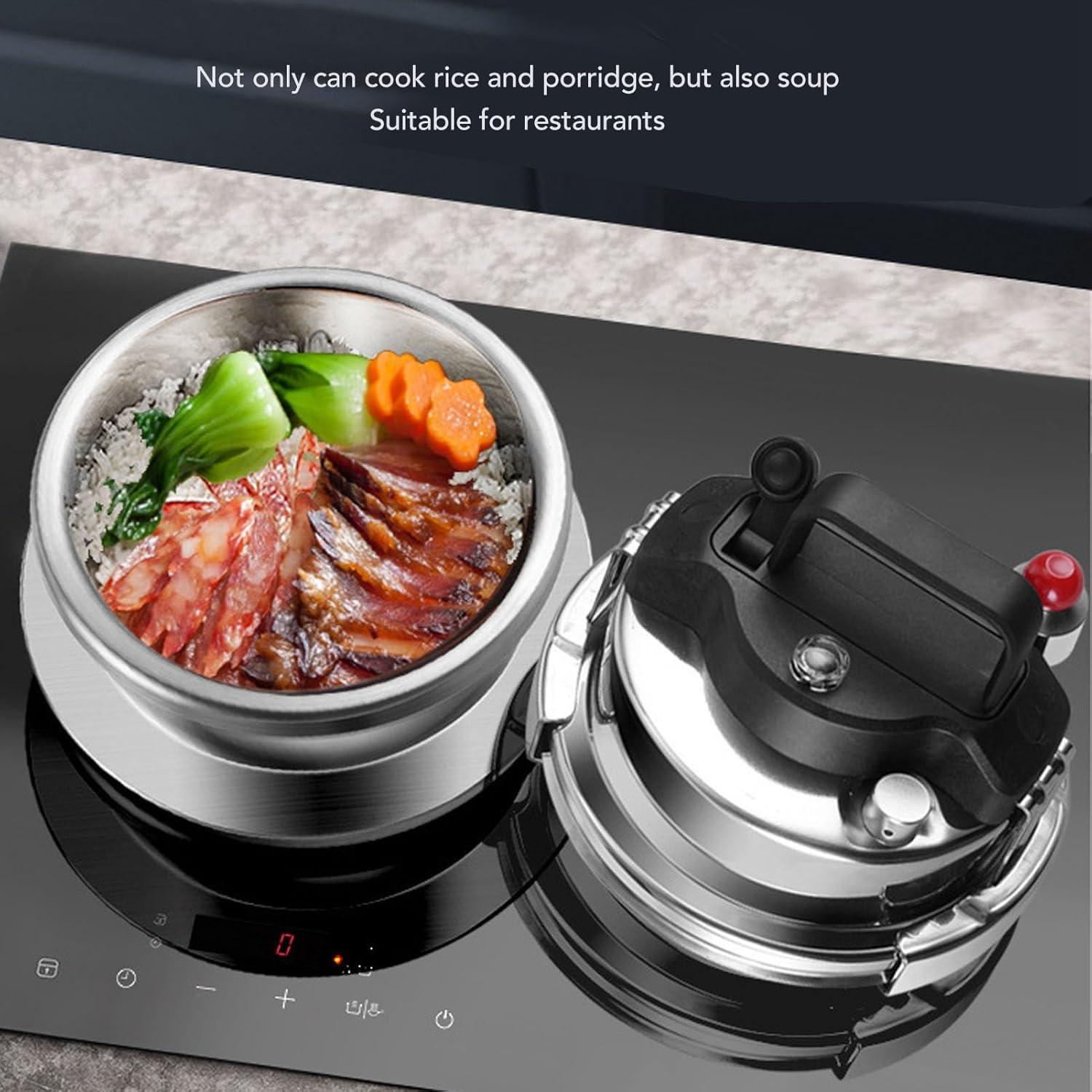 Olla a Presión 0.8L Acero Inoxidable Genérico para Gas e Inducción