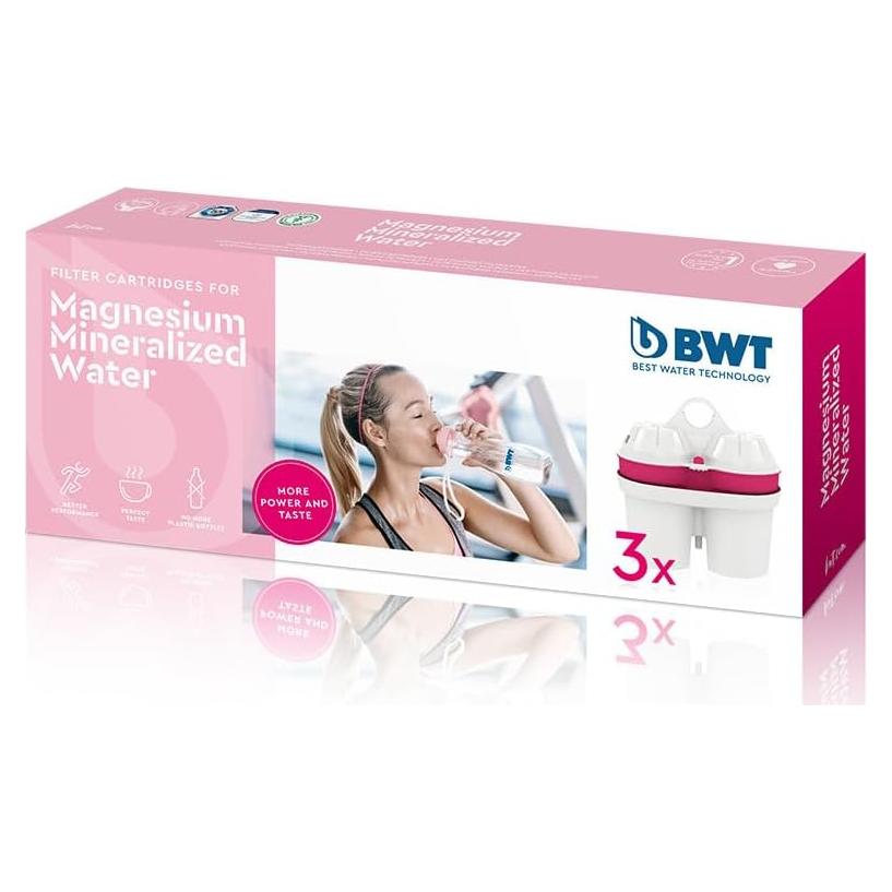 Filtro de Agua Mineralizado BWT Mg2+ Paquete de 3 Cartuchos 360L