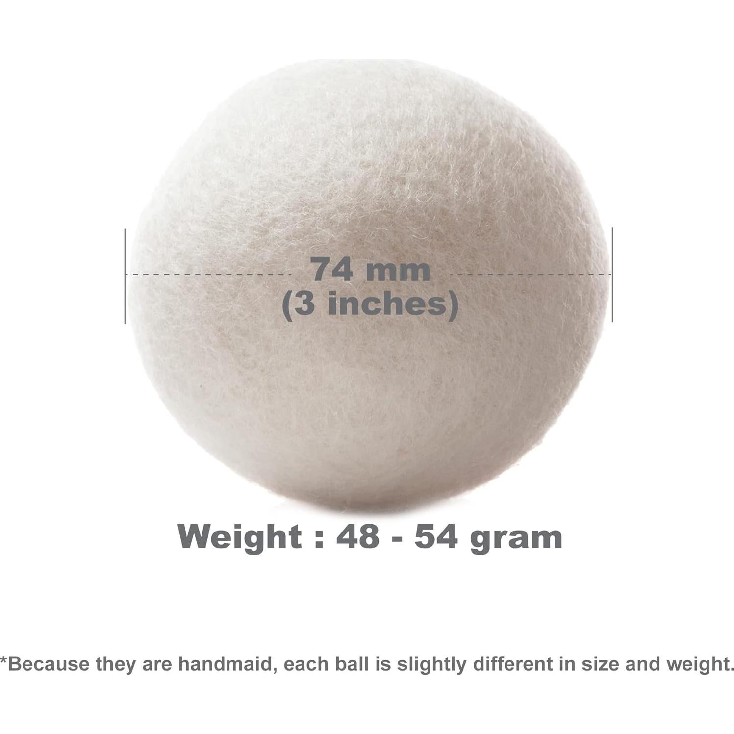 Bolas de Secado de Lana 100% Orgánica Wooland - 10 Unidades