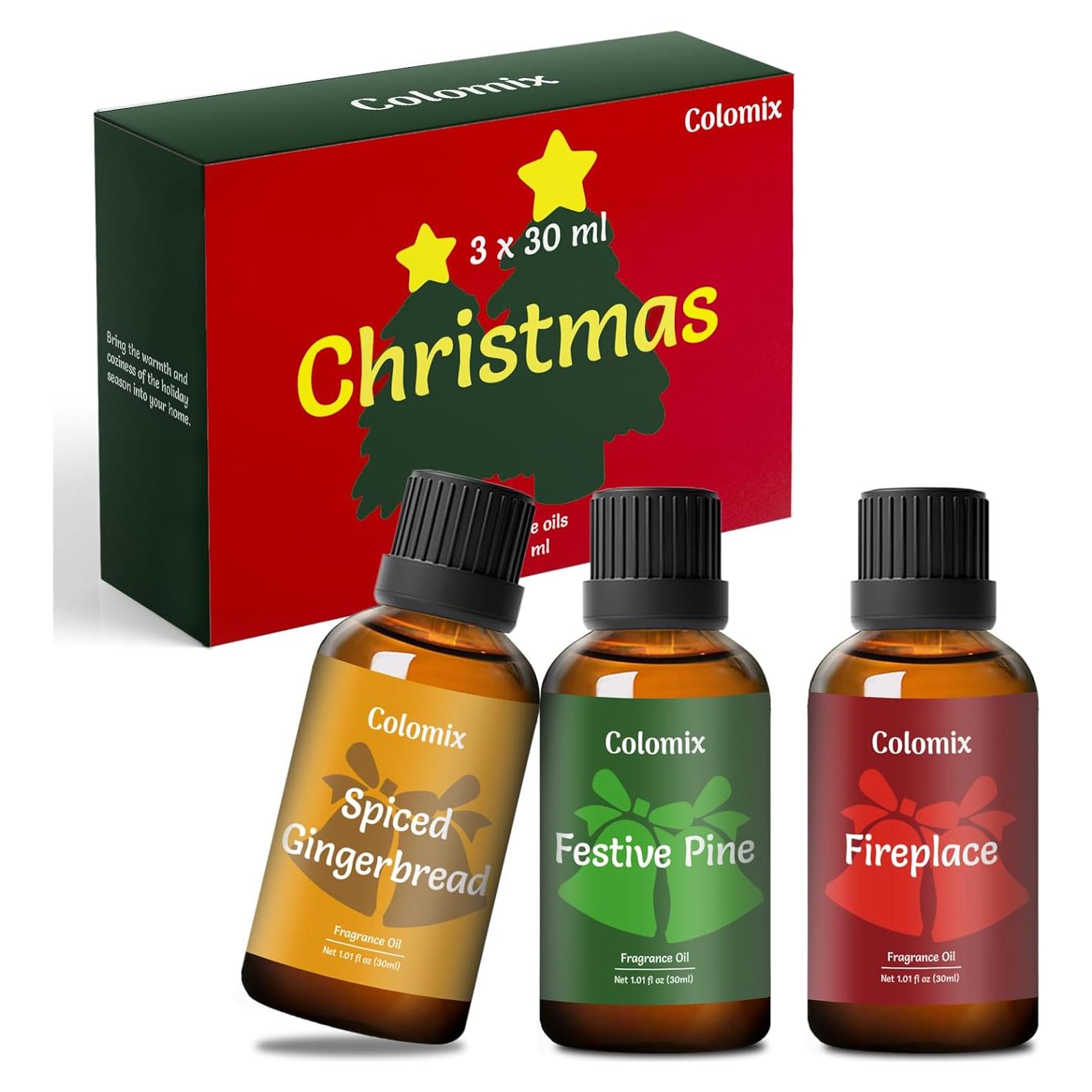 Juego de Aceites Aromáticos Colomix Navidad 30ml x 3