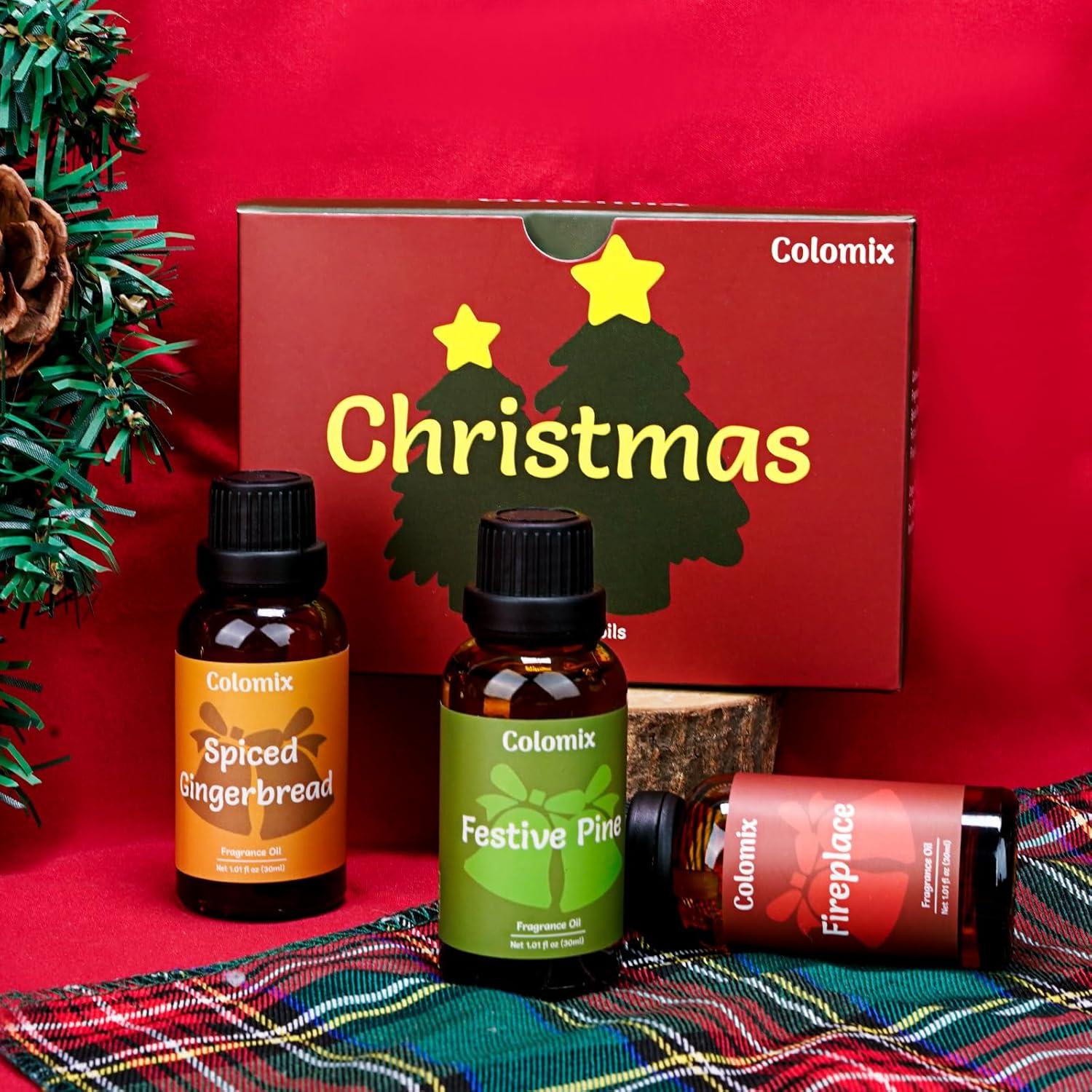 Juego de Aceites Aromáticos Colomix Navidad 30ml x 3