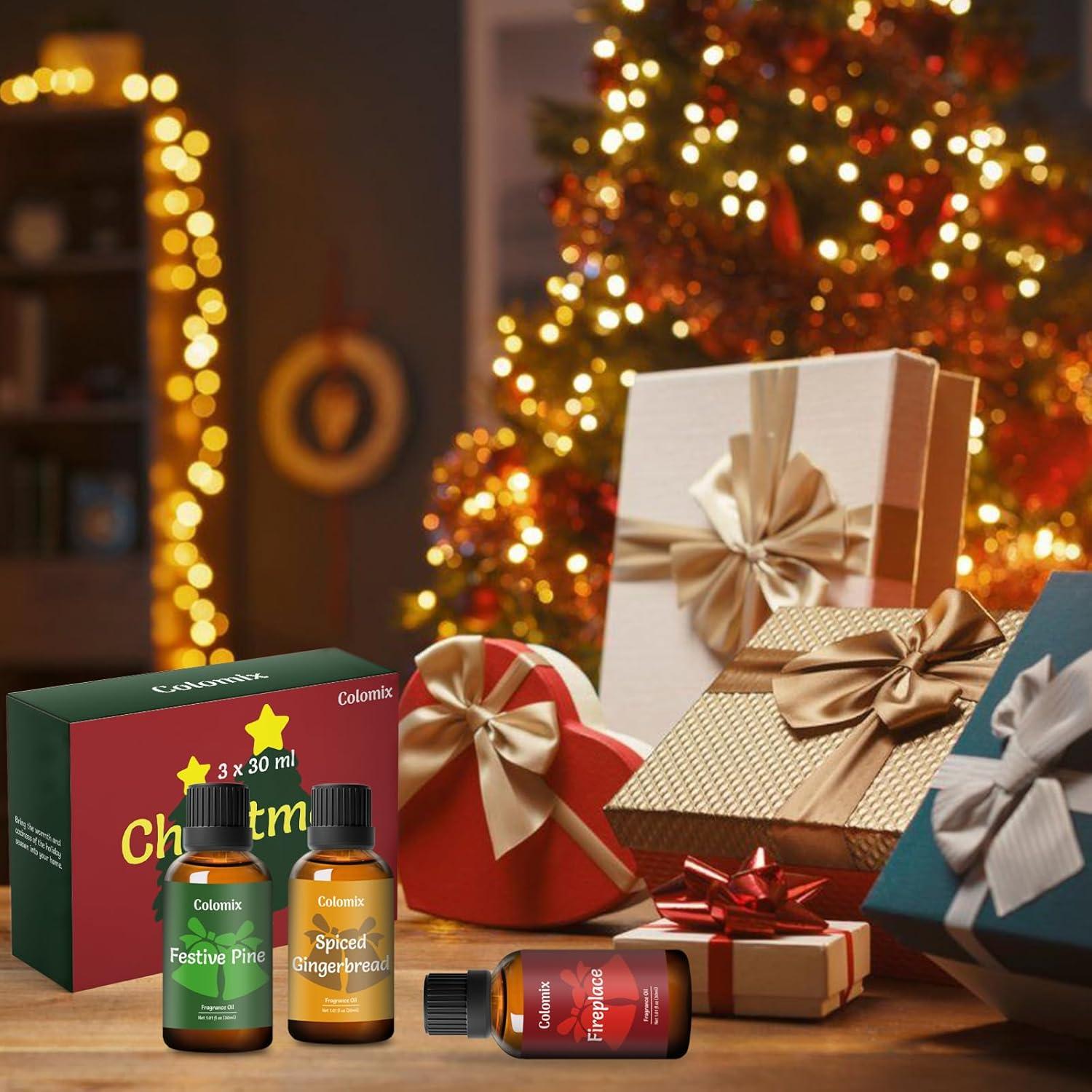 Juego de Aceites Aromáticos Colomix Navidad 30ml x 3