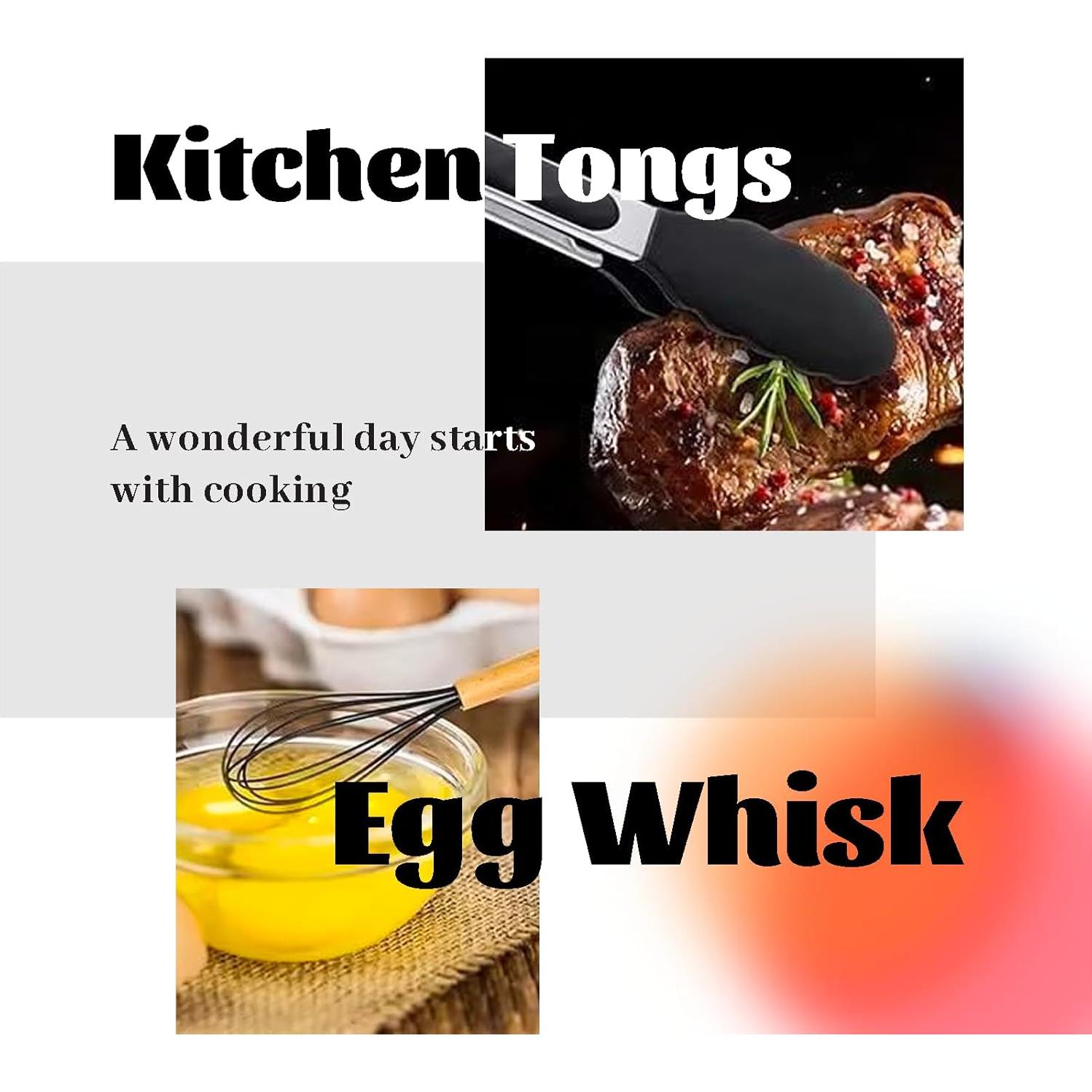 Juego de Utensilios de Cocina de Silicona JOFULBOND 33 pzas