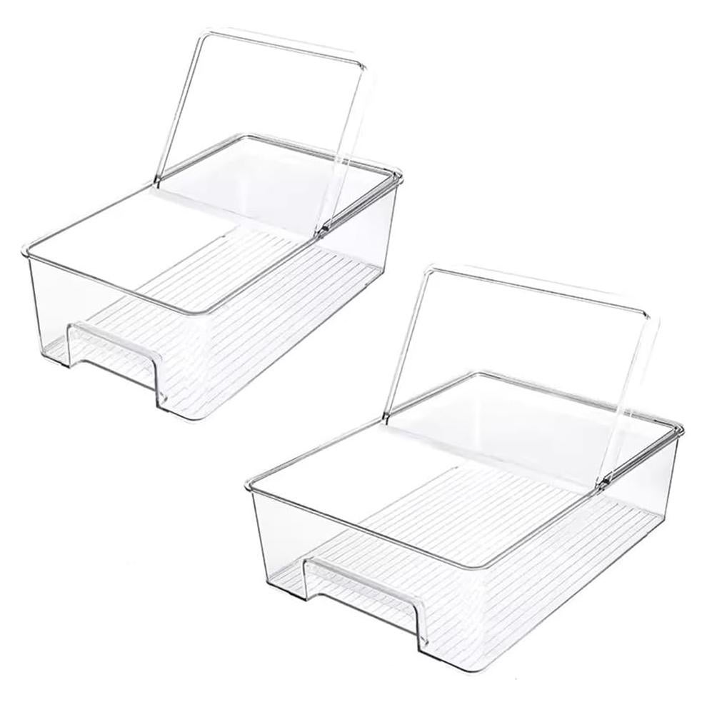 Set de 2 Contenedores de Almacenamiento de Alimentos - Plástico BPA Free