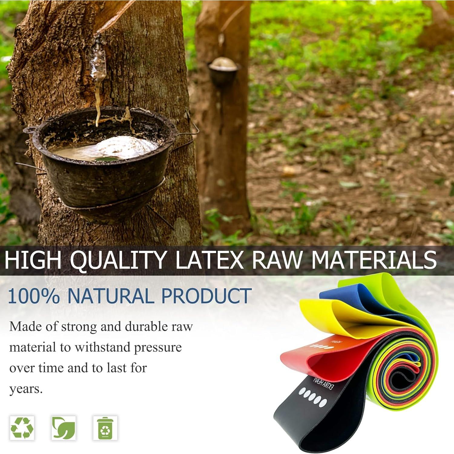 5 Bandas de Resistencia Lianjindun para Ejercicio y Fitness