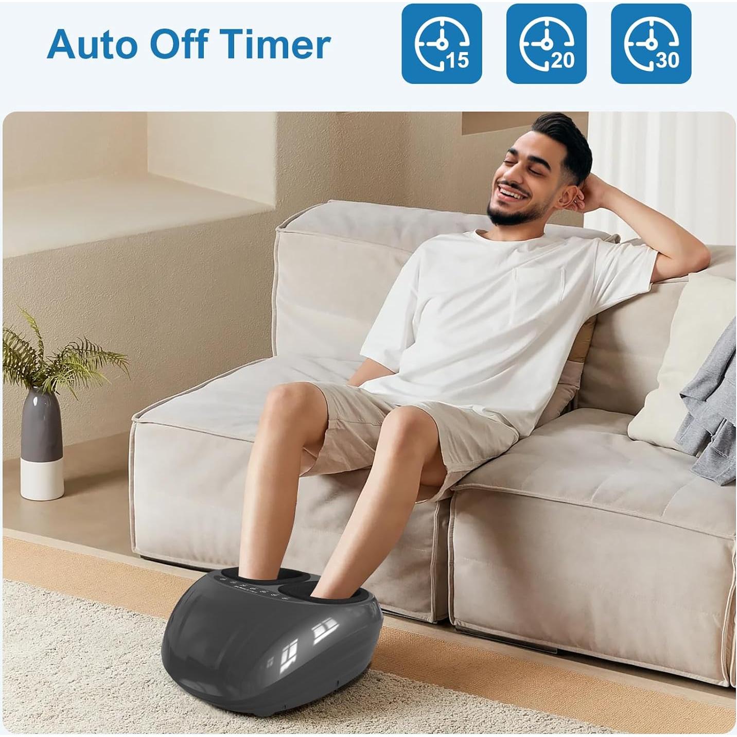 Masajeador de pies Shiatsu WERTYI con calor y control remoto