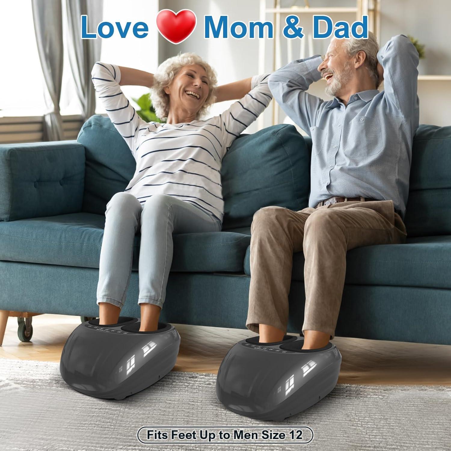 Masajeador de pies Shiatsu WERTYI con calor y control remoto