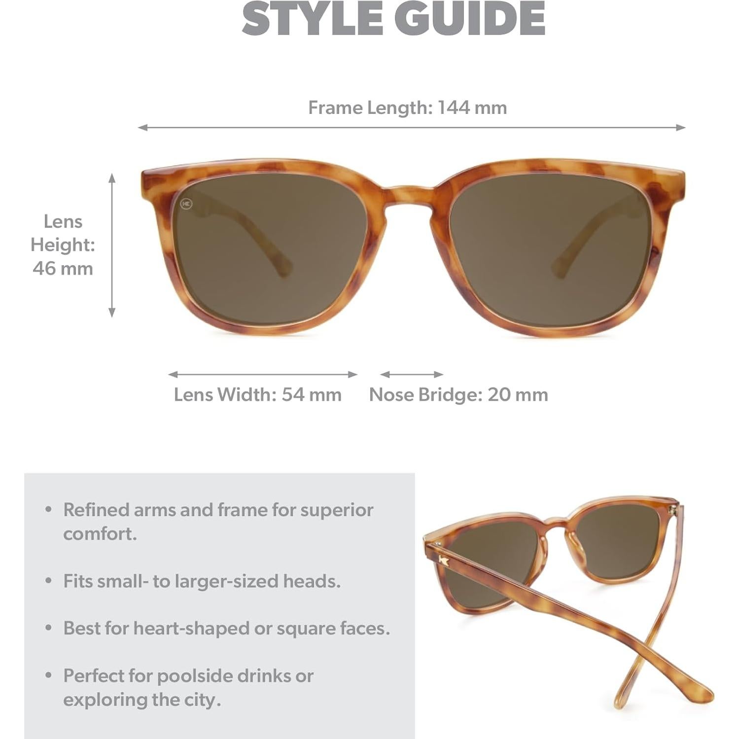 Gafas de sol polarizadas Knockaround Premiums UV400 para mujer